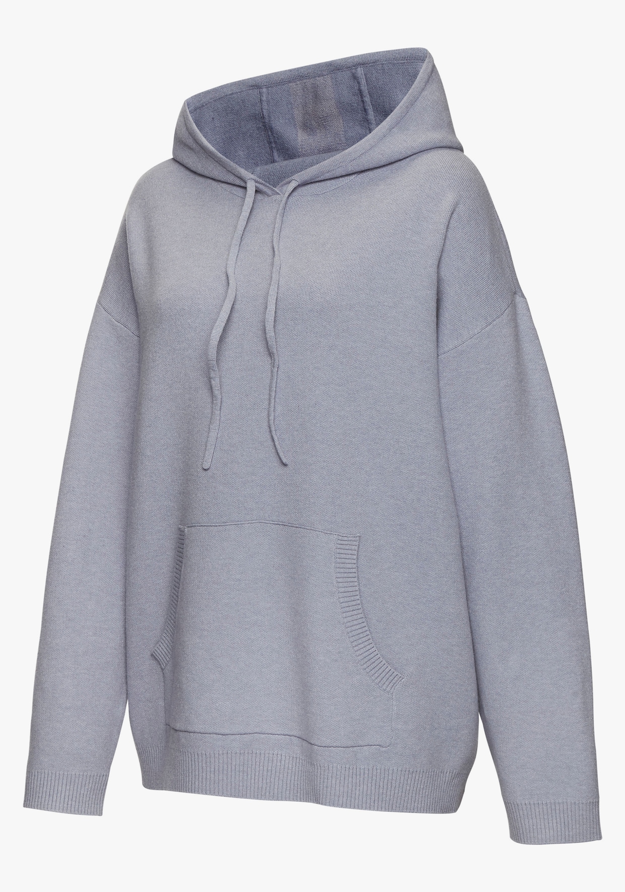 Elbsand Hoodie - rookblauw gemêleerd