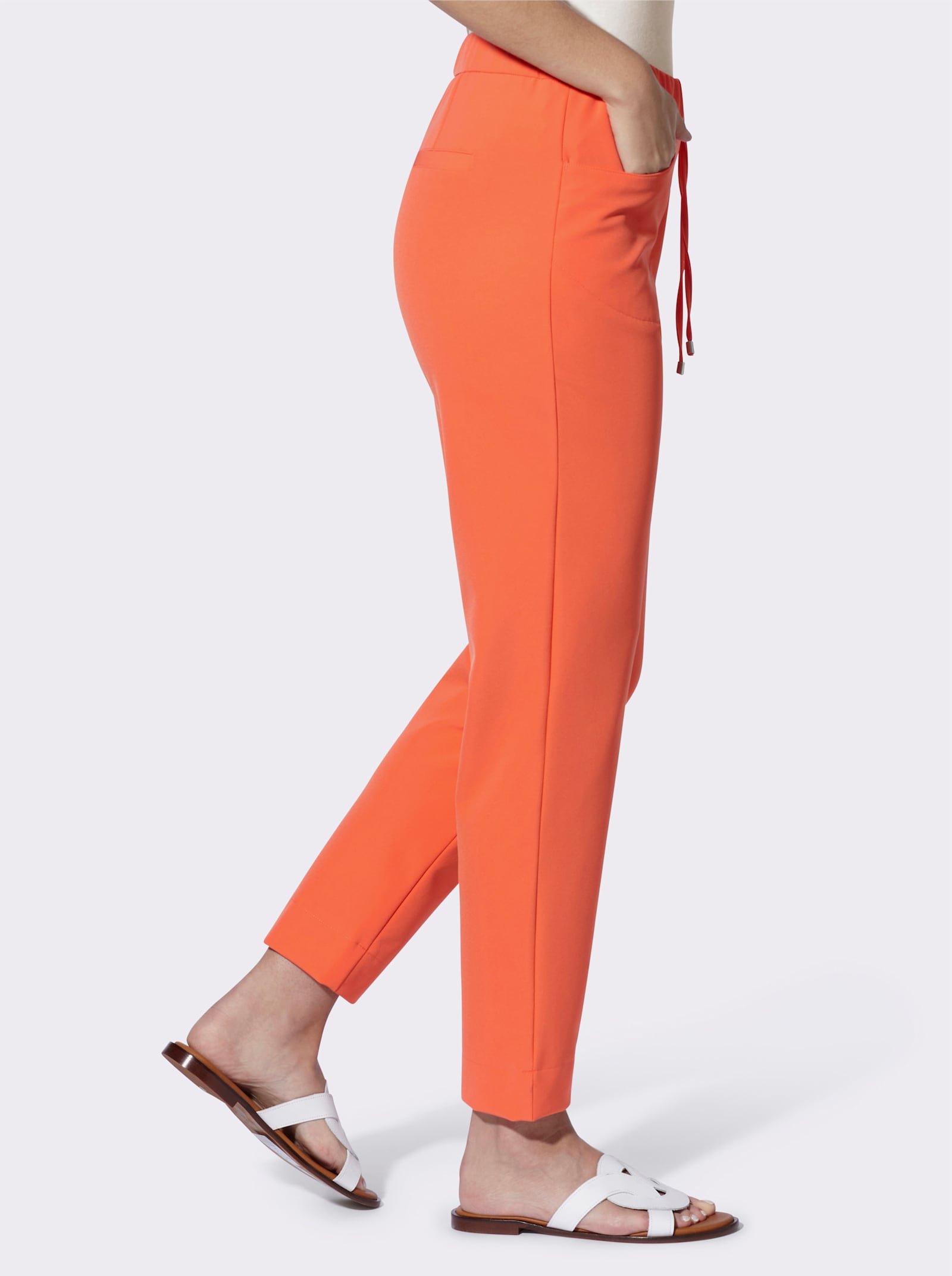 heine Pantalon en qualité extensible - orange