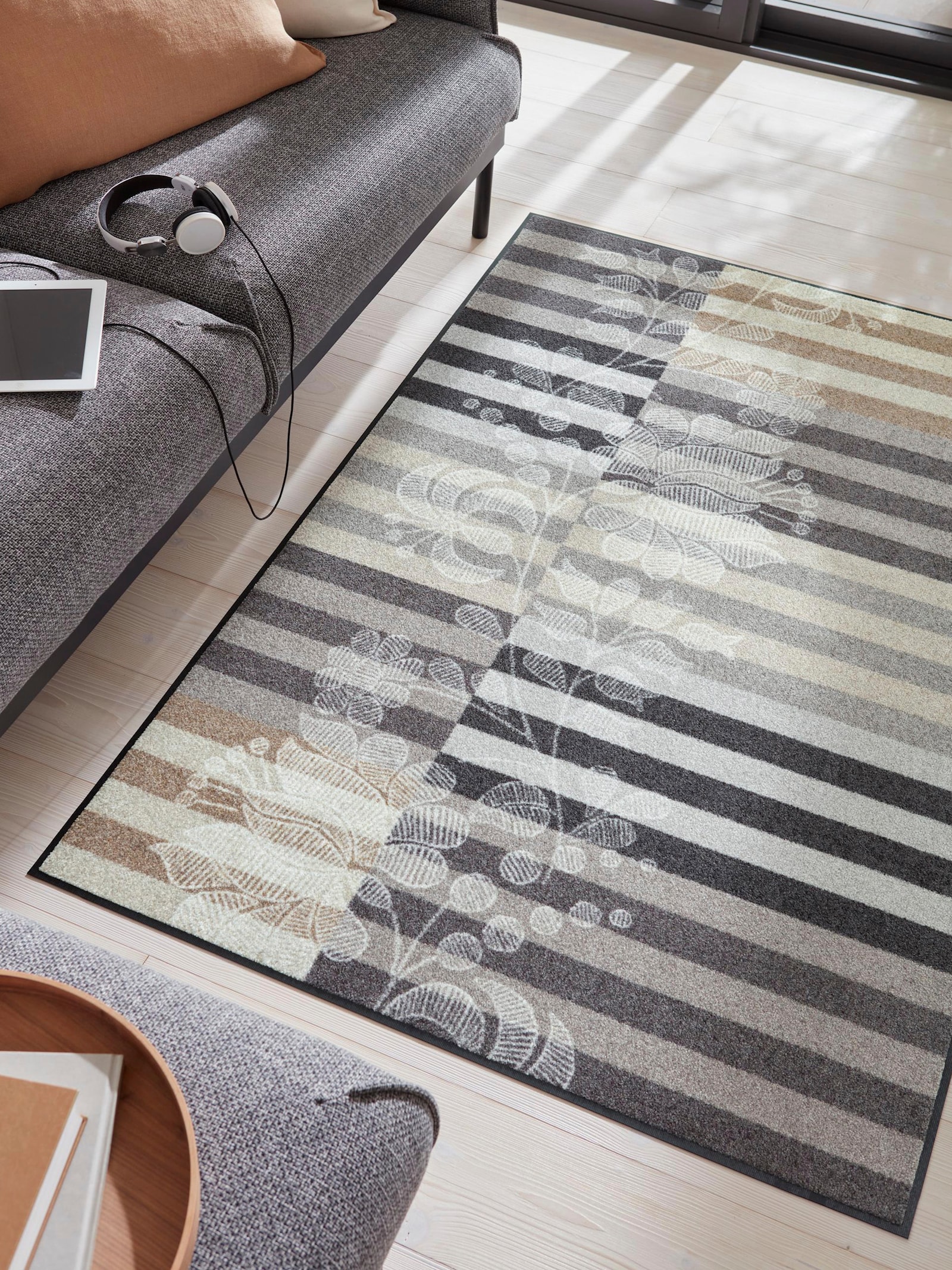 wash+dry by Kleen-Tex Fußmatte - beige-grau