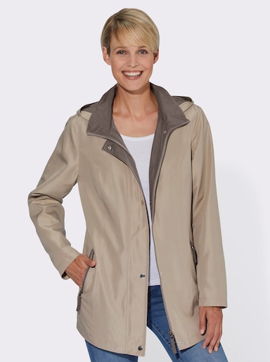 Funktionsjacke - beige-dunkeltaupe