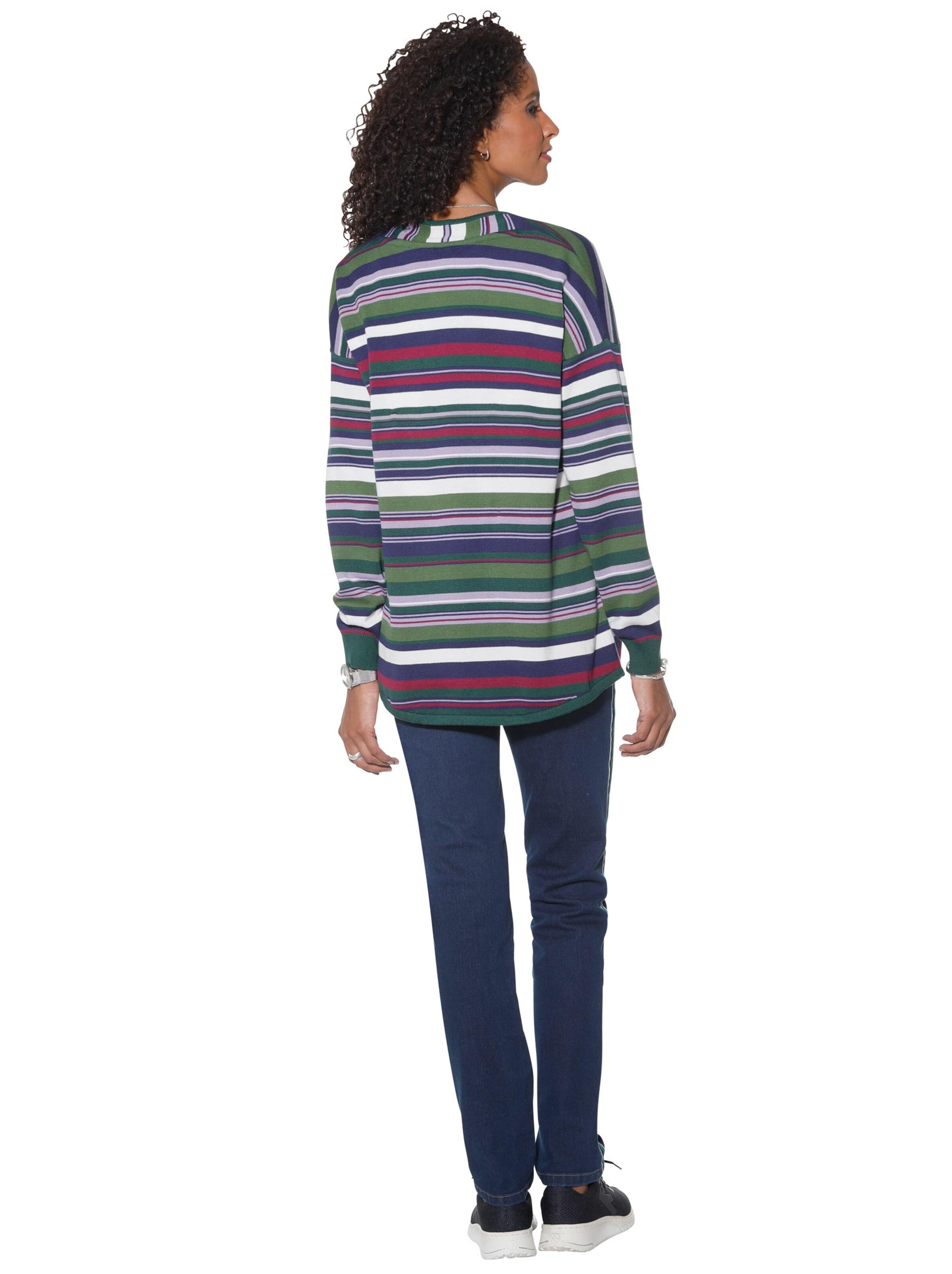 Cardigan - bunt-geringelt