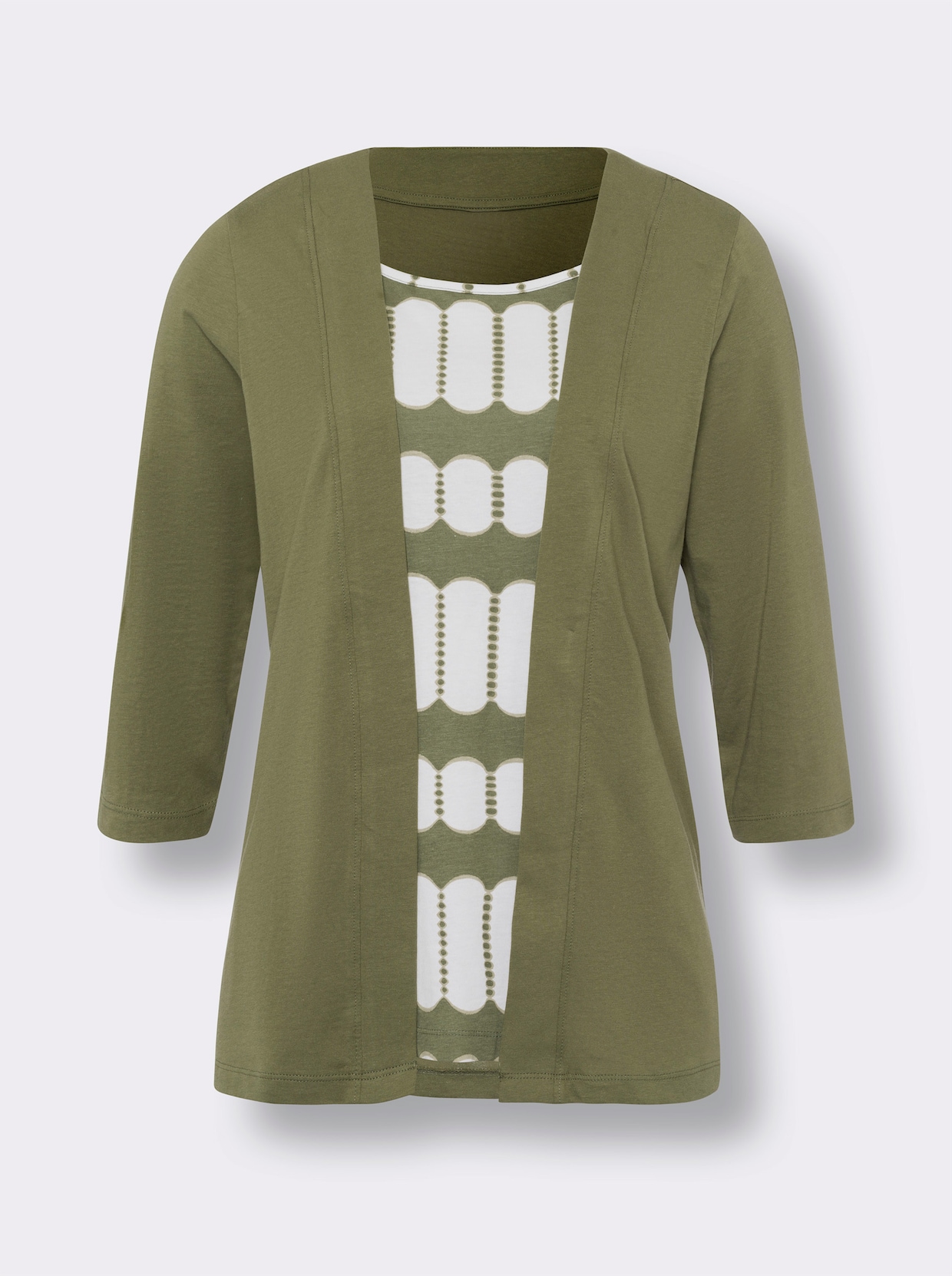 2-in-1-Shirt - khaki