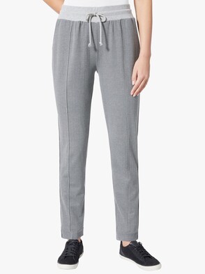 Hose - grau-gemustert