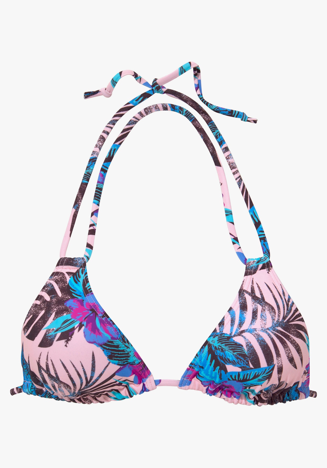 Venice Beach Triangel-Bikini-Top - rosa-bedruckt