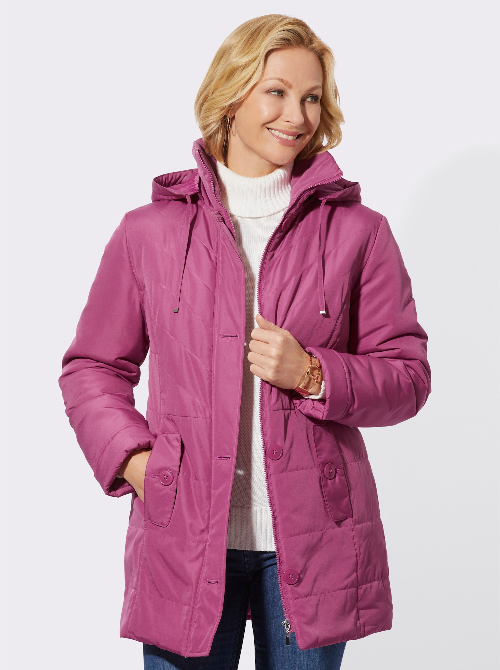 Jacke mit abzippbarer Kapuze - erika