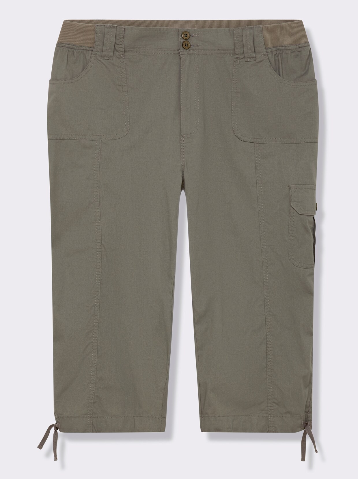 Caprihose - hellkhaki