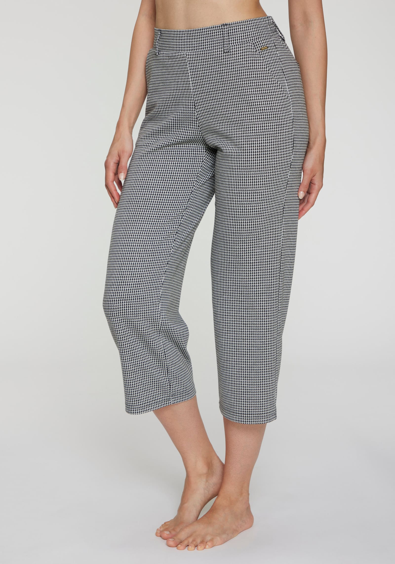 LASCANA Culotte - schwarz kariert