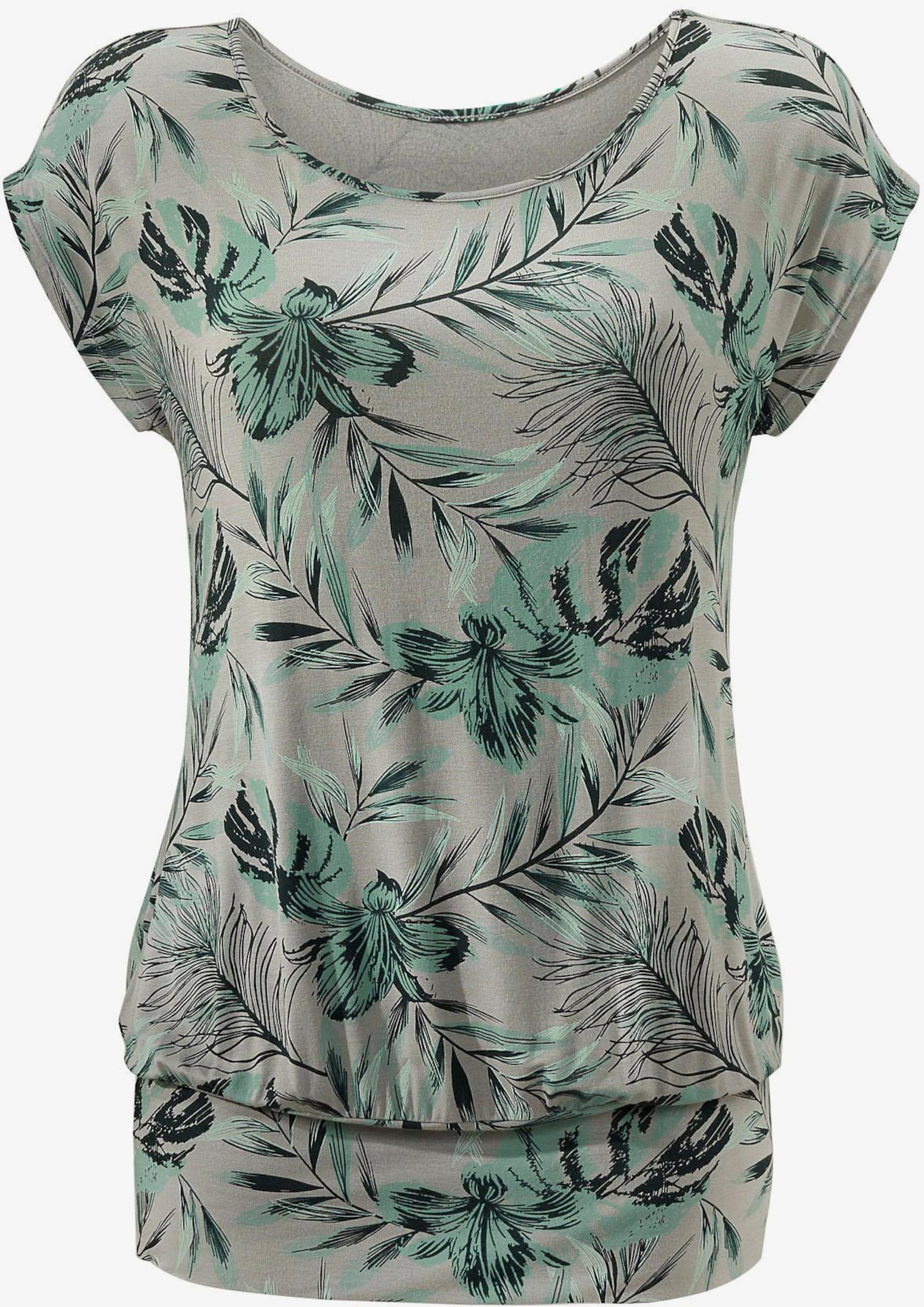 LASCANA Longshirt - taupe-grün