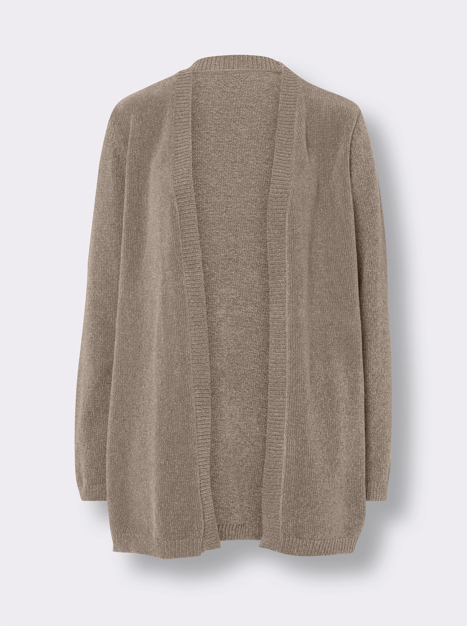 Strickjacke in Chenille-Qualität - sesam