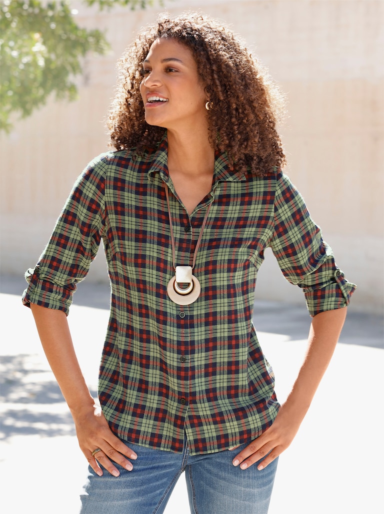 karierte damenblusen tops shirts bestickt bluse damen Karierte Blusen online kaufen » Karoblusen Witt