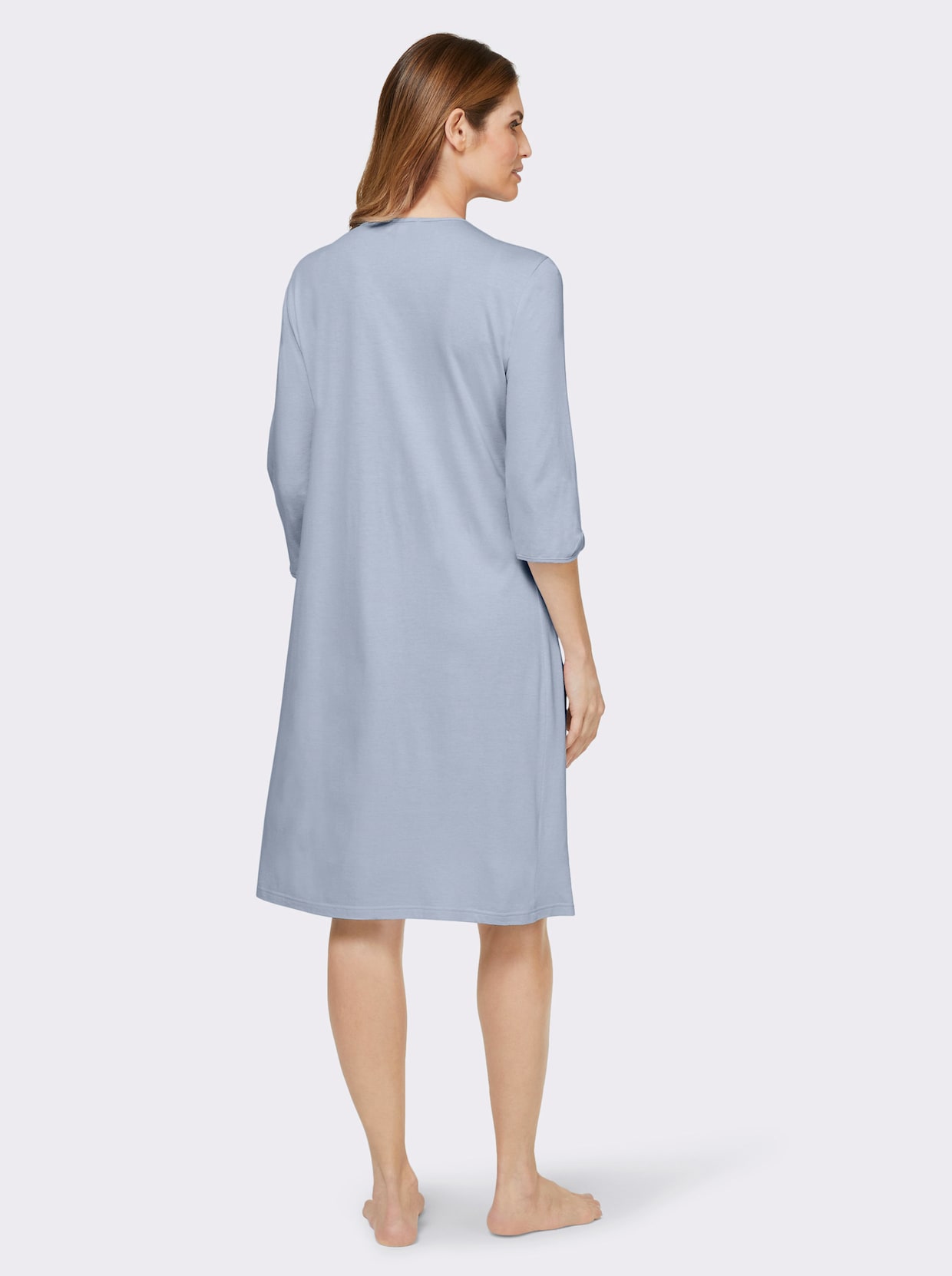 Ascafa Chemise de nuit - bleu clair