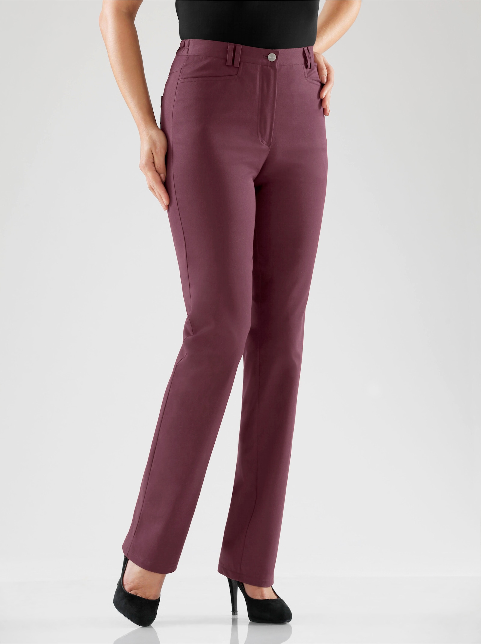 Cosma Funktionshose schmutzabweisend und knitterarm - bordeaux
