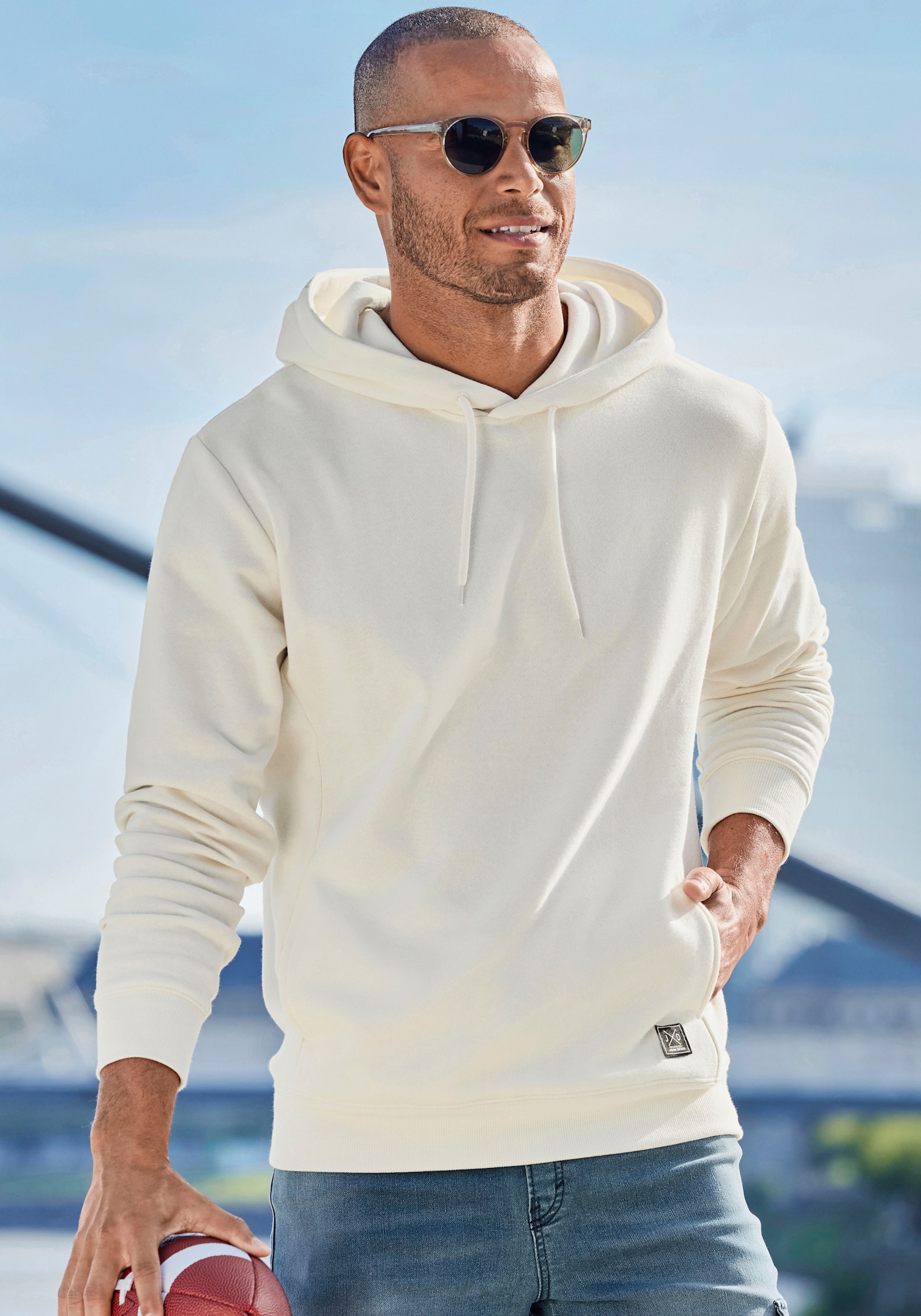 John Devin Hoodie - creme