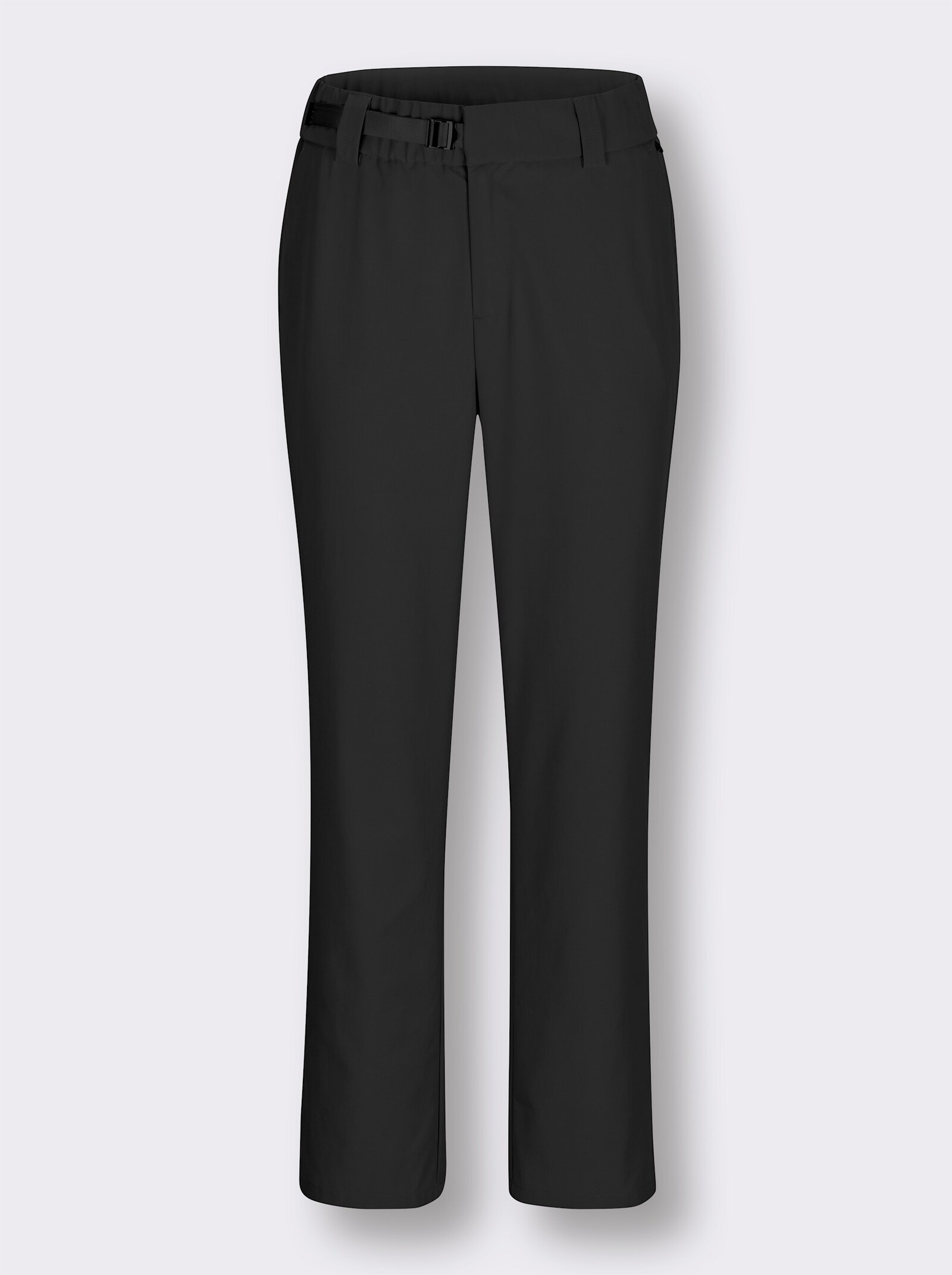 CREATION L PREMIUM Chinohose mit Ripsband - schwarz