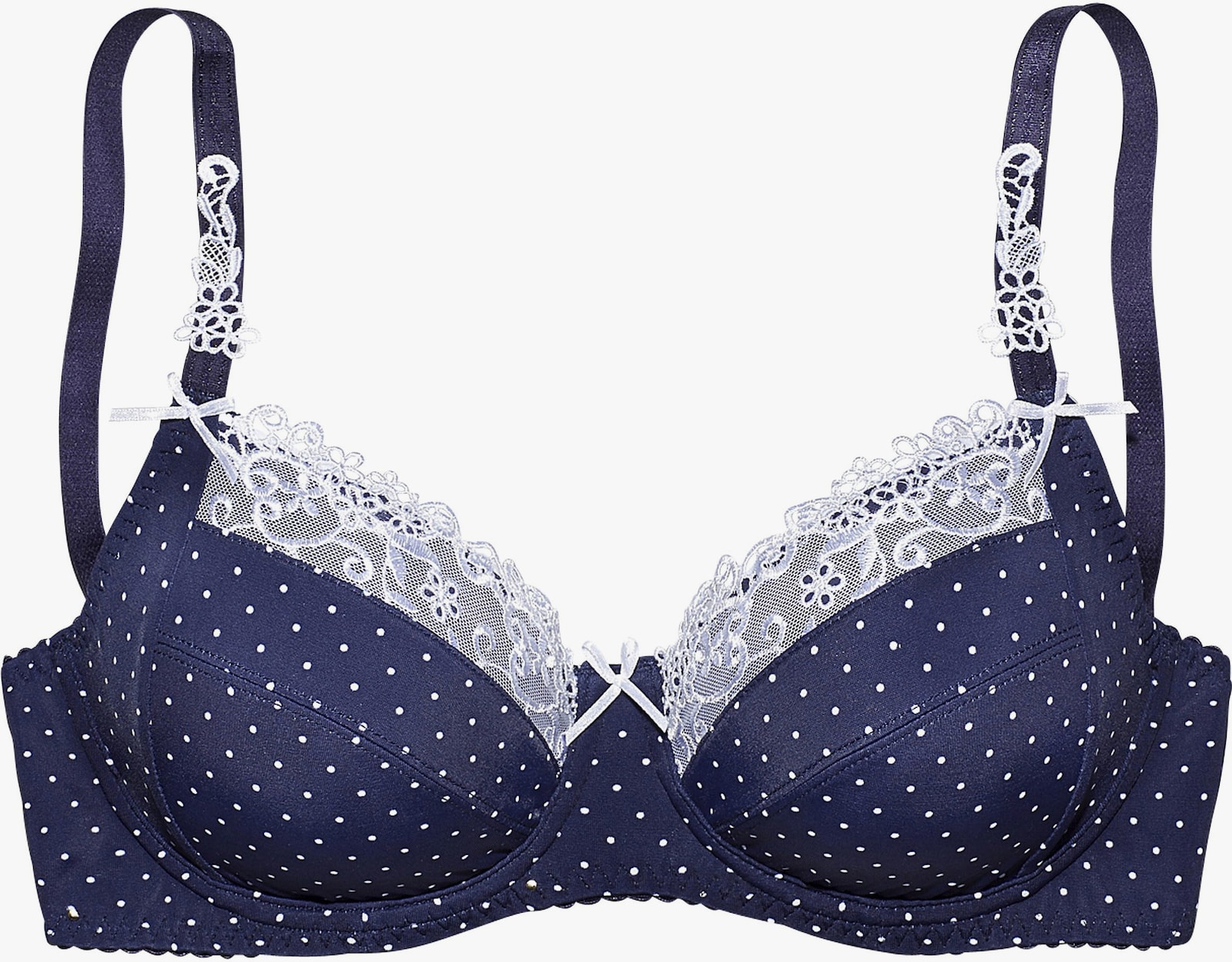 Nuance Bügel-BH - marine-weiss