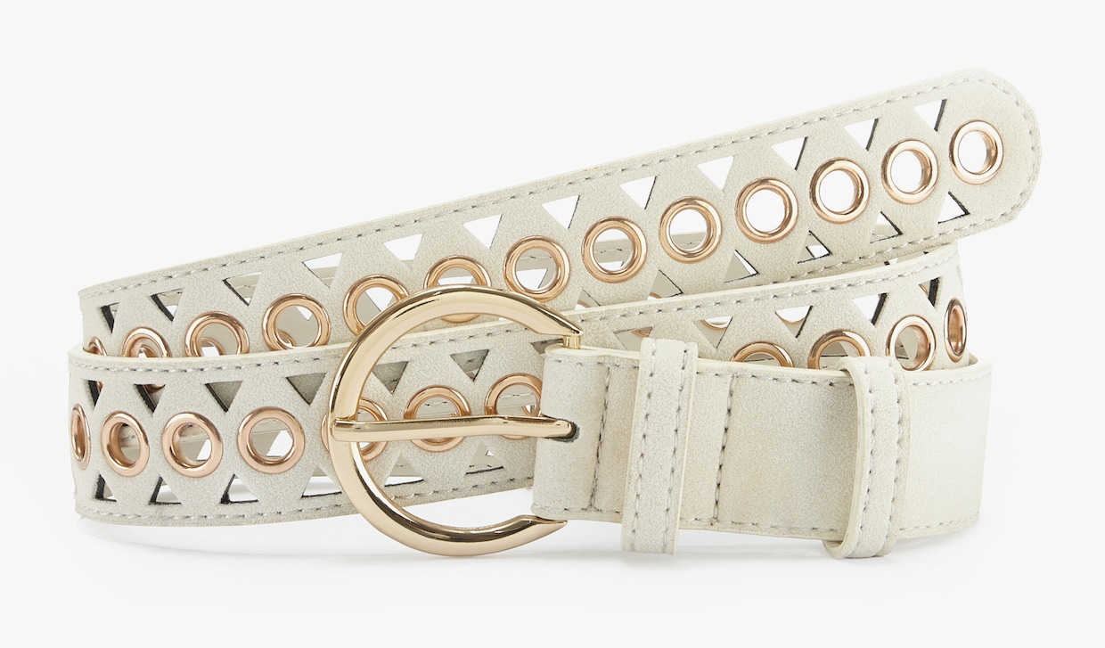 LASCANA ceinture hanches - blanc cassé