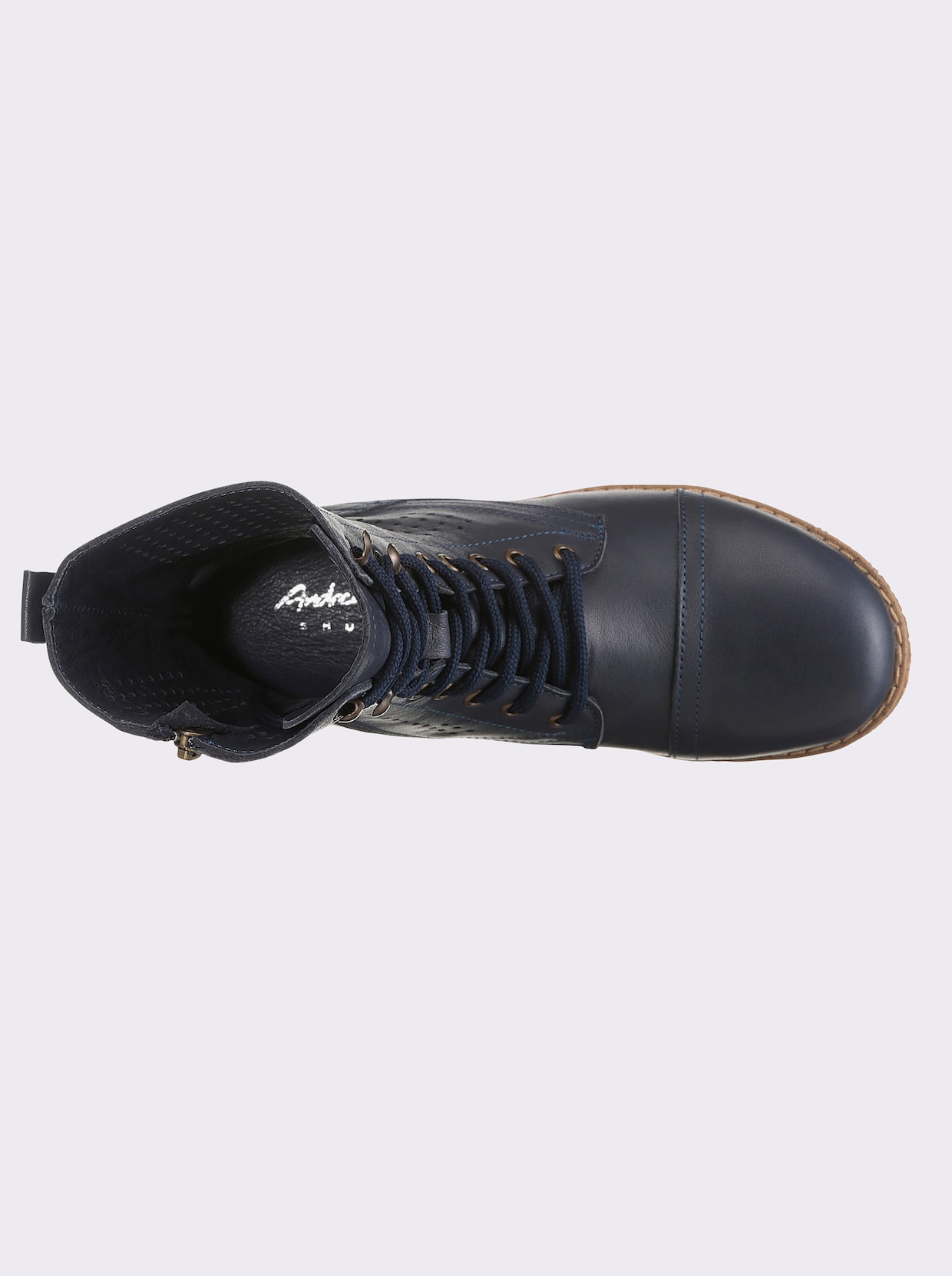 Andrea Conti Schnürstiefelette - marine
