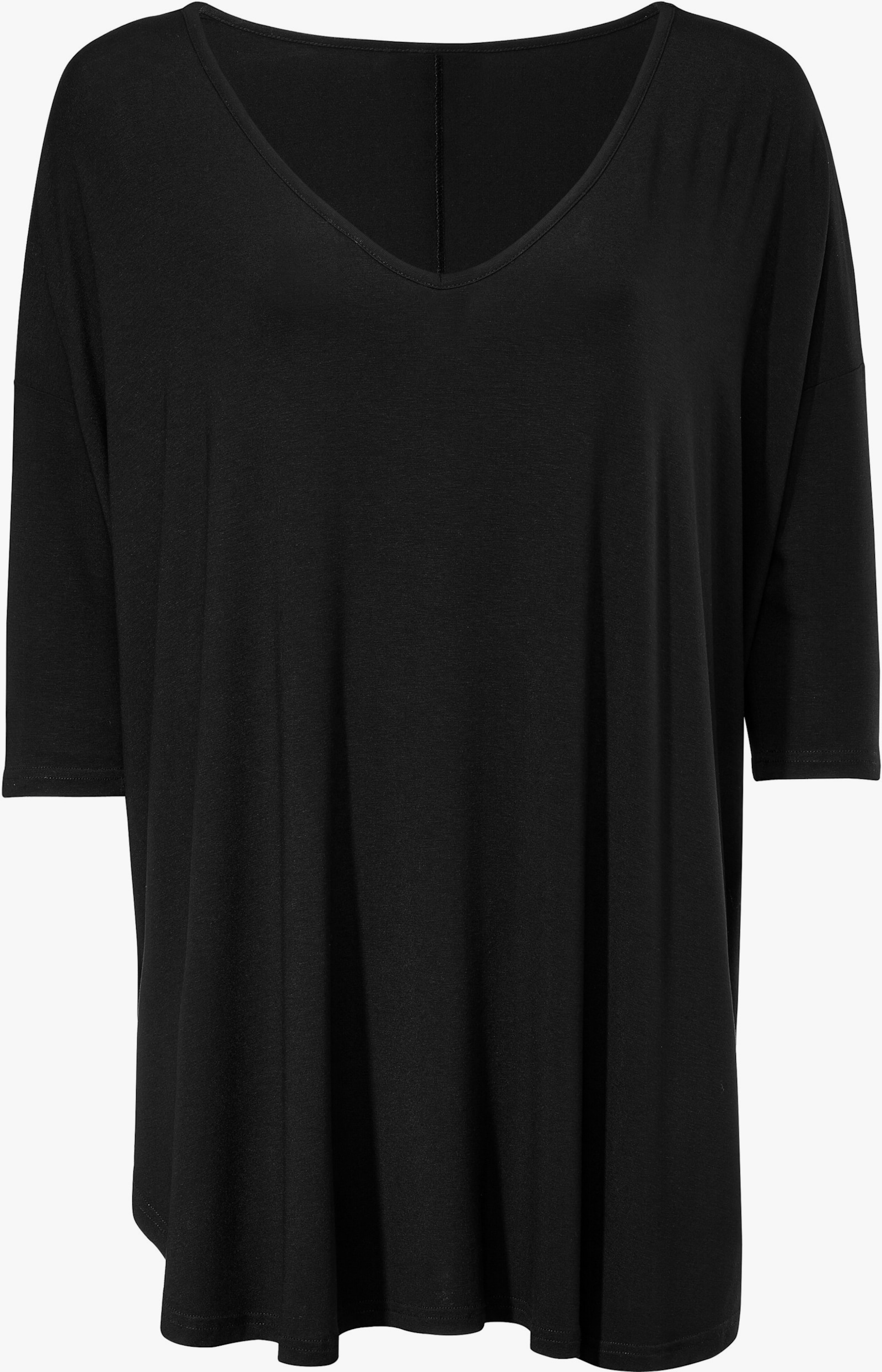 heine T-shirt ample avec effet cachemire - noir