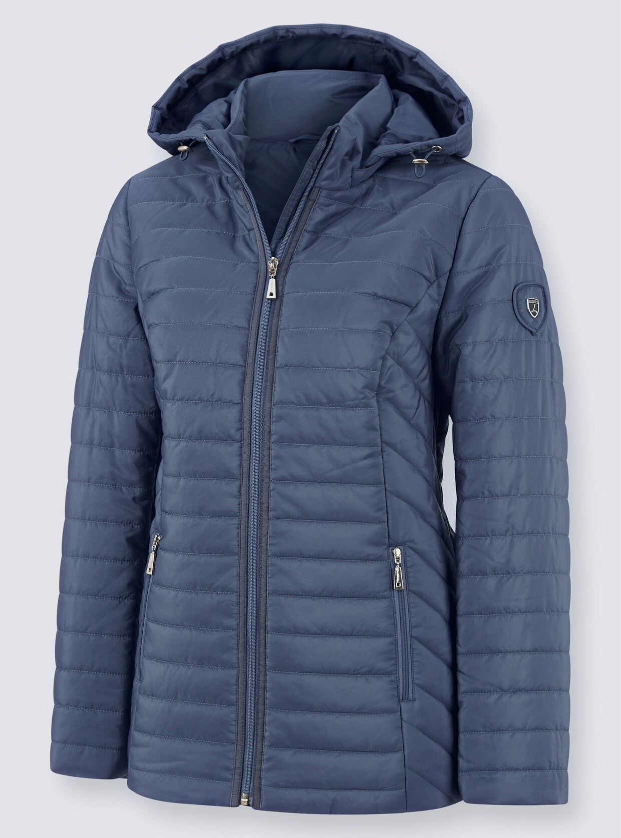 Steppjacke - rauchblau