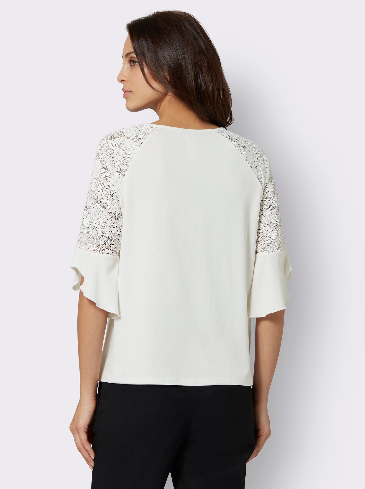 3/4-Arm-Shirt - ecru