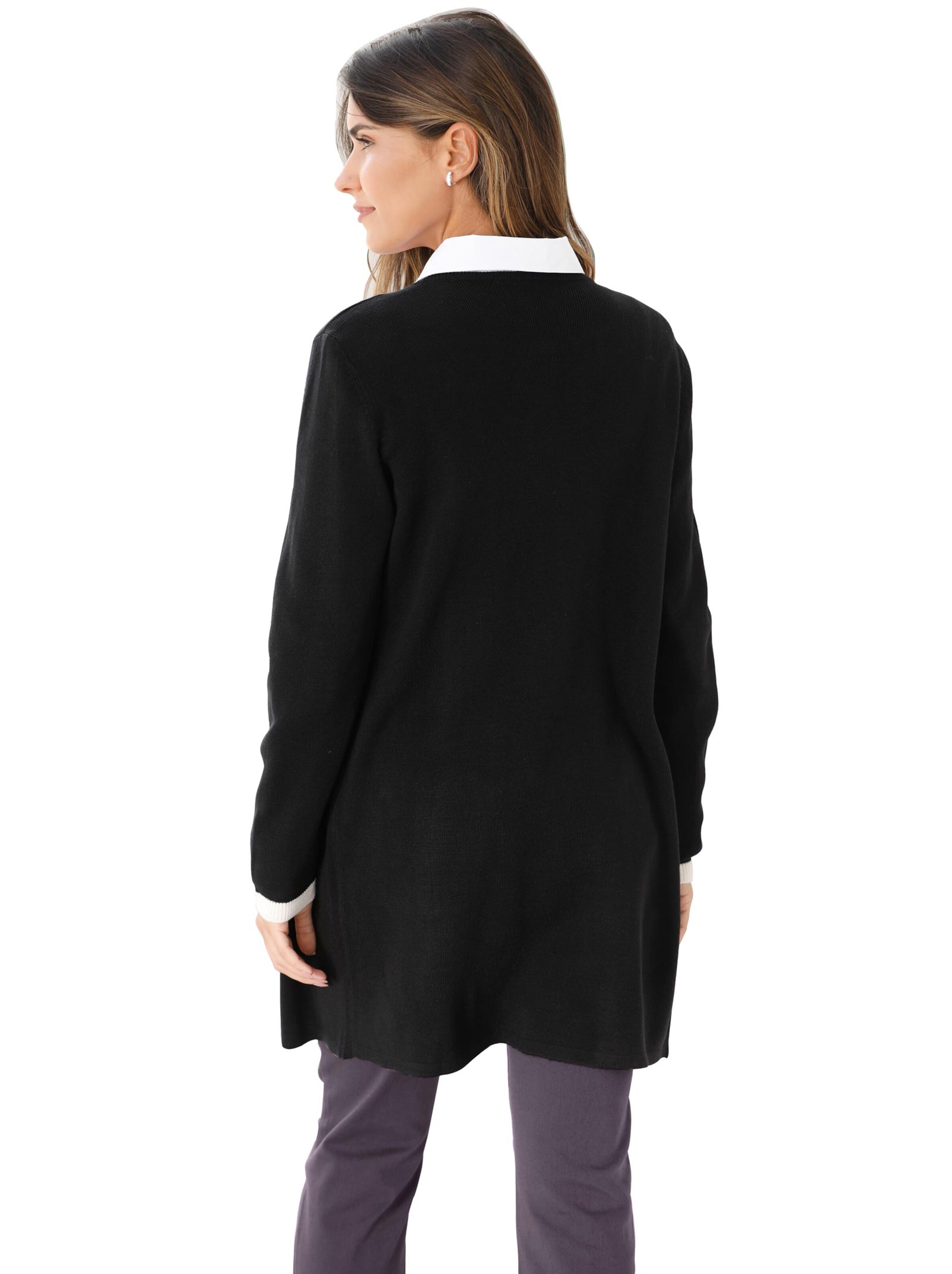 Strickjacke - schwarz