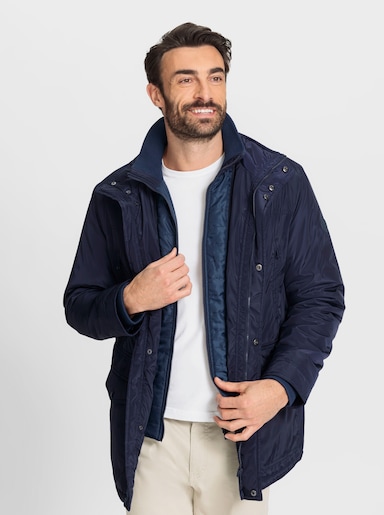 Marco Donati Longjacke mit herausnehmbarem Einsatz - marine