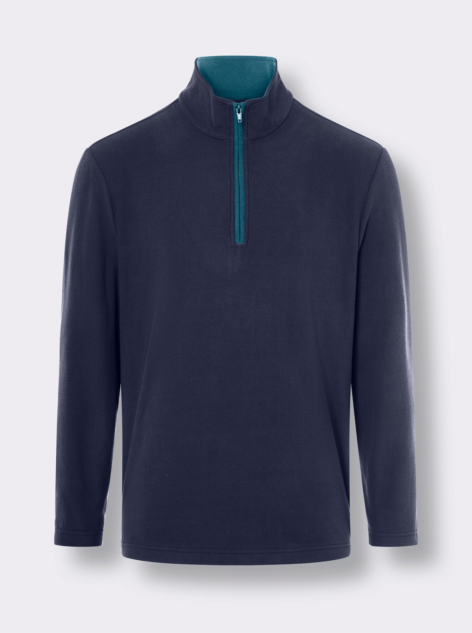 Fleeceshirt mit Zipper - marine