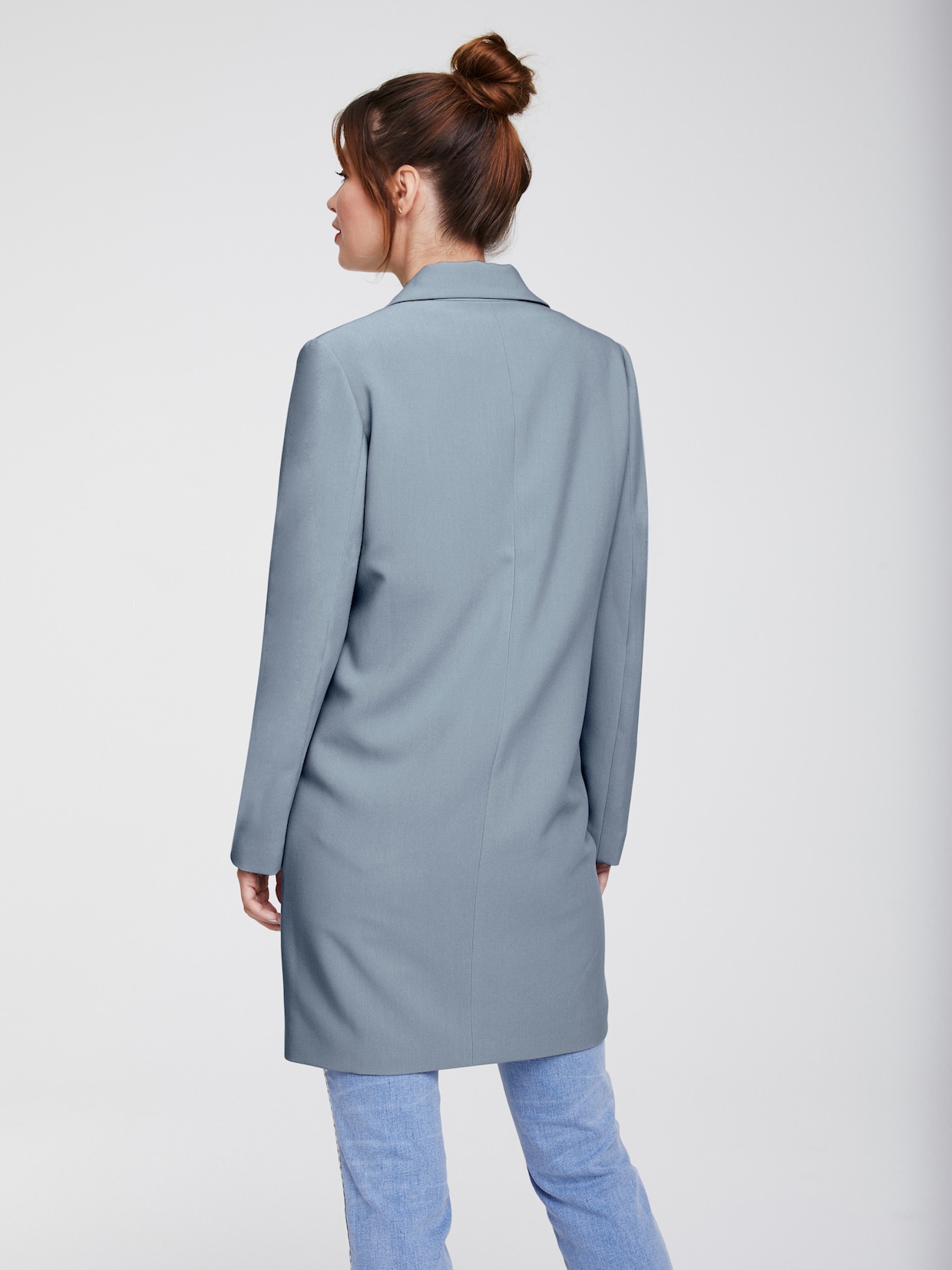 heine Blazer long - gris-bleu