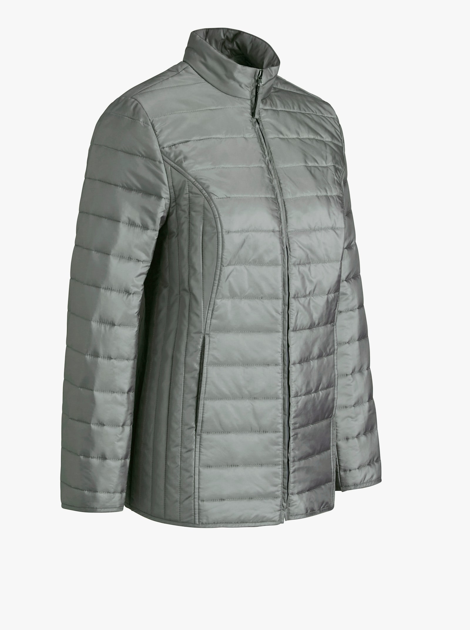 Steppjacke leicht wattiert - schilf