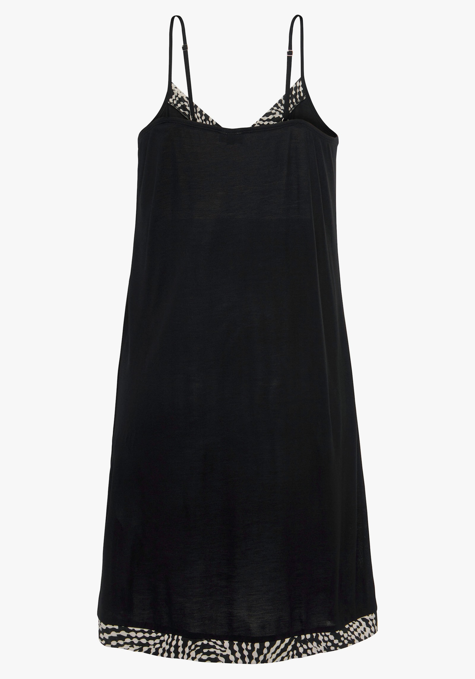 LASCANA Déshabillé - noir-blanc à motifs