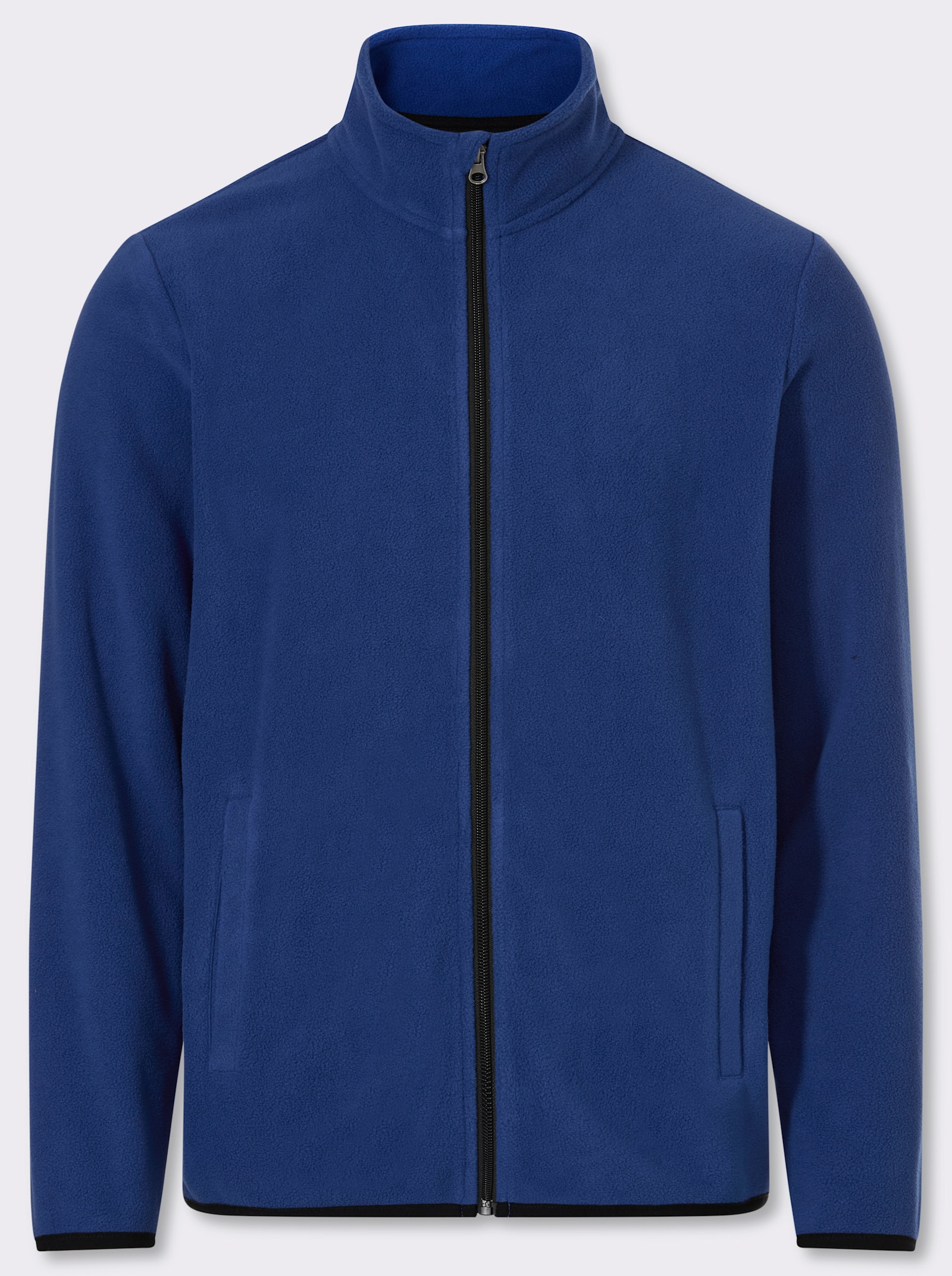 Catamaran Fleecejacke - royalblau + schwarz