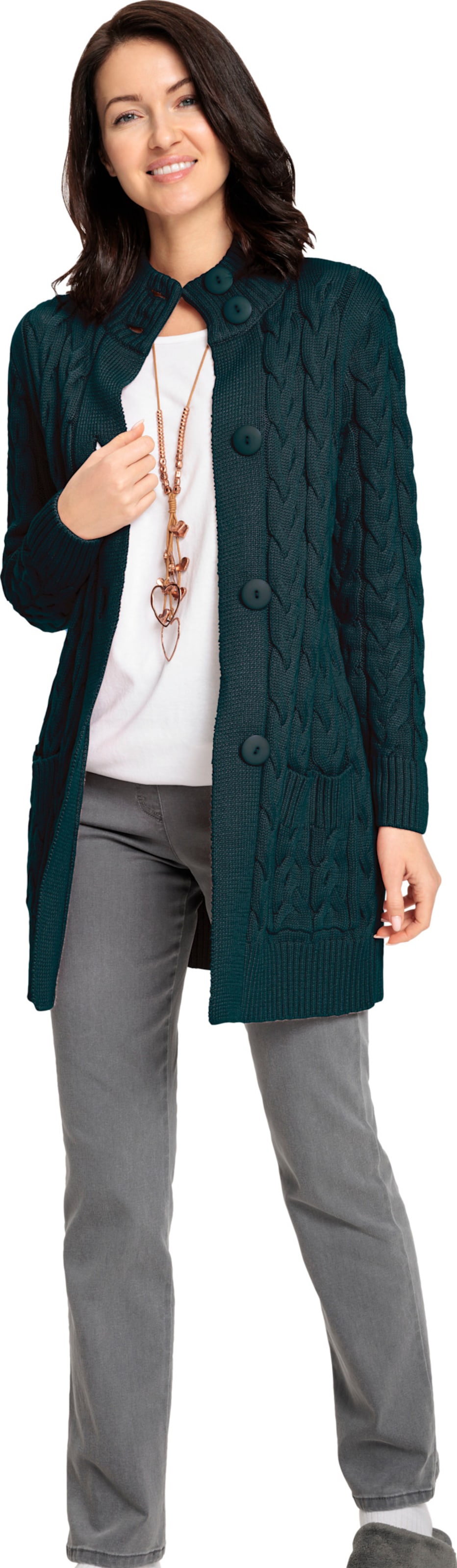 Thumbnail - Longstrickjacke