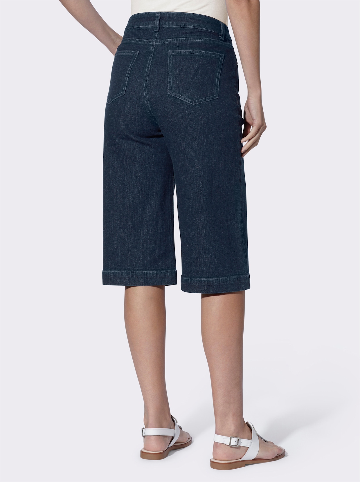 heine Jeansbermudas - dark blue