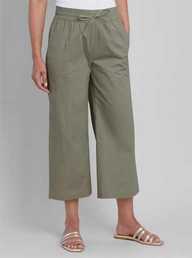 heine Culotte mit Gummibund - khaki