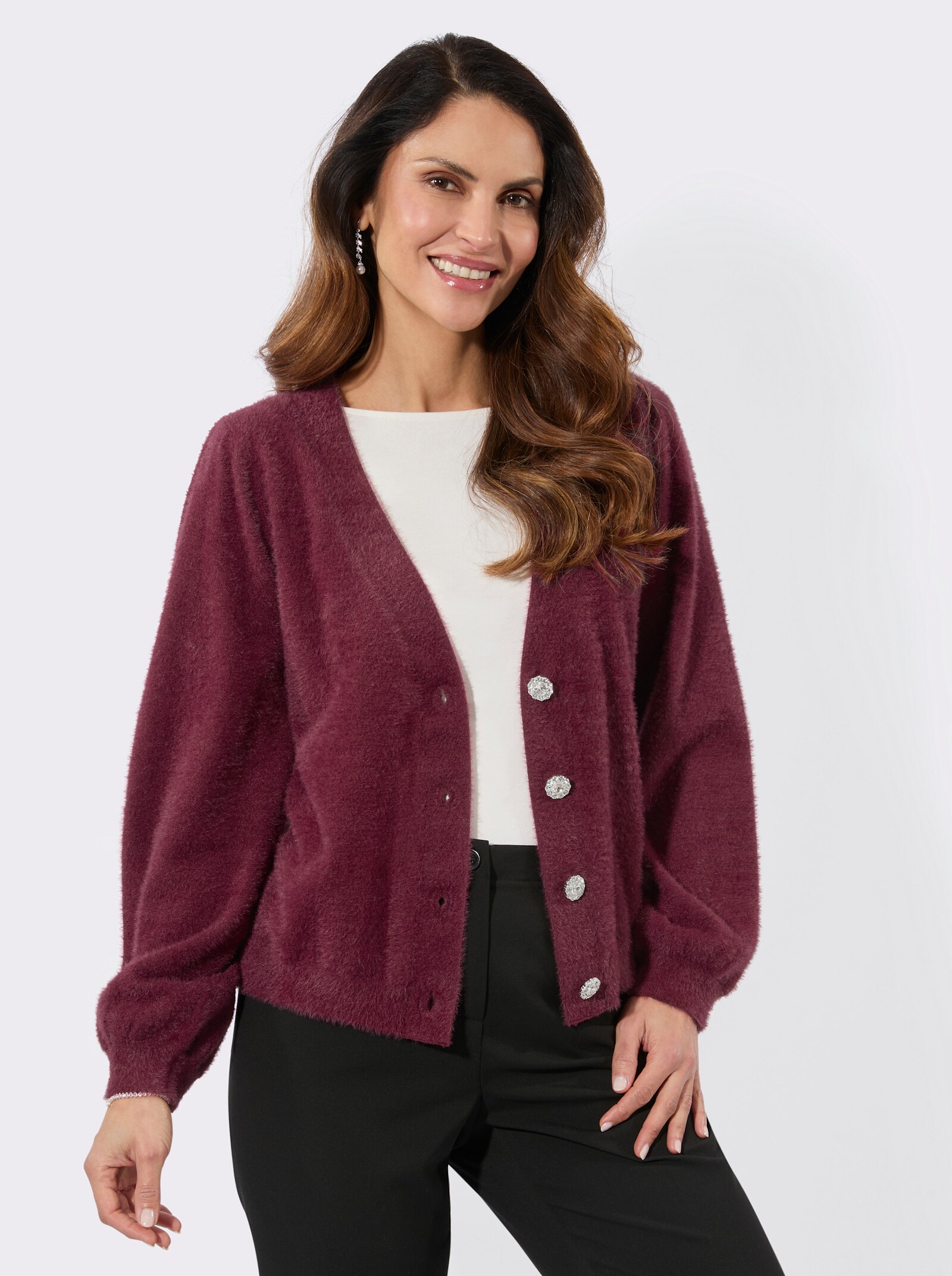 Cardigan - bordeaux