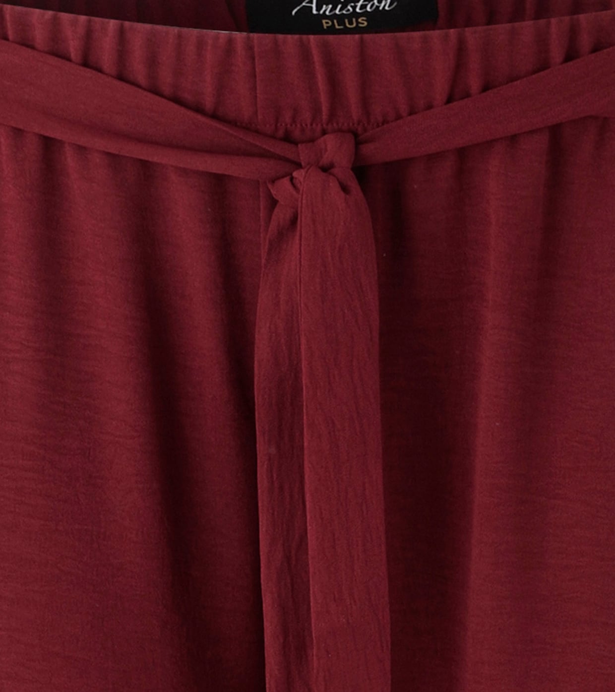 Aniston PLUS Schlupfhose - dunkelrot