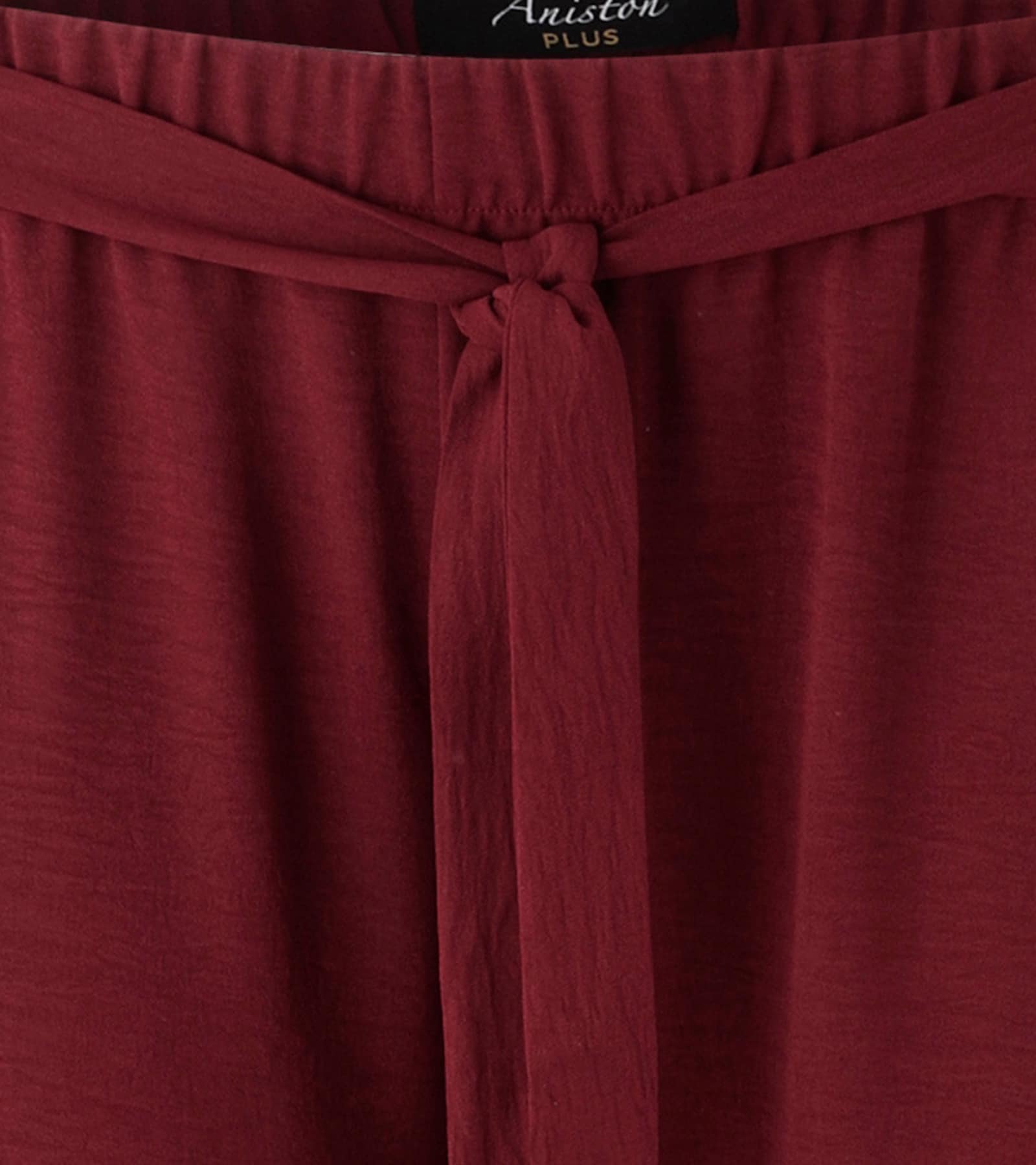 Aniston PLUS Schlupfhose - dunkelrot