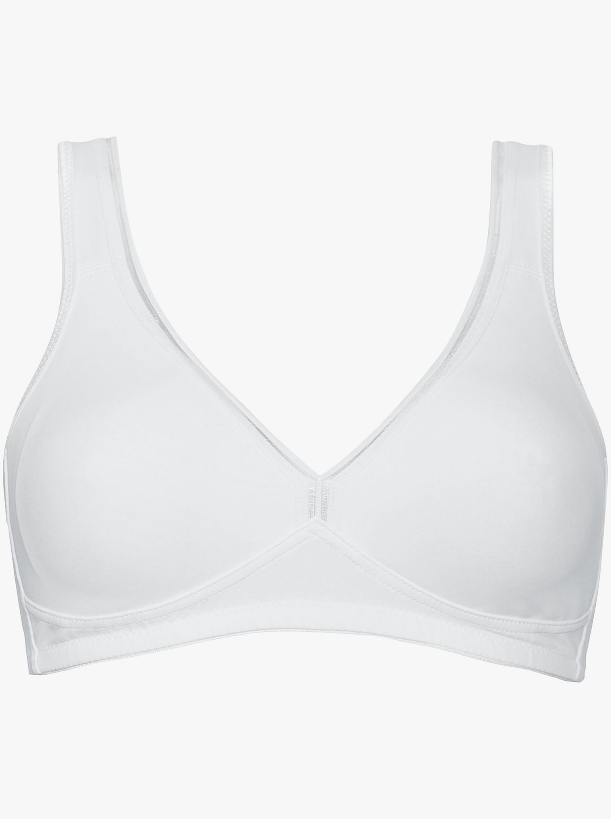 wäschepur Soutien-gorge confort sans armatures - blanc