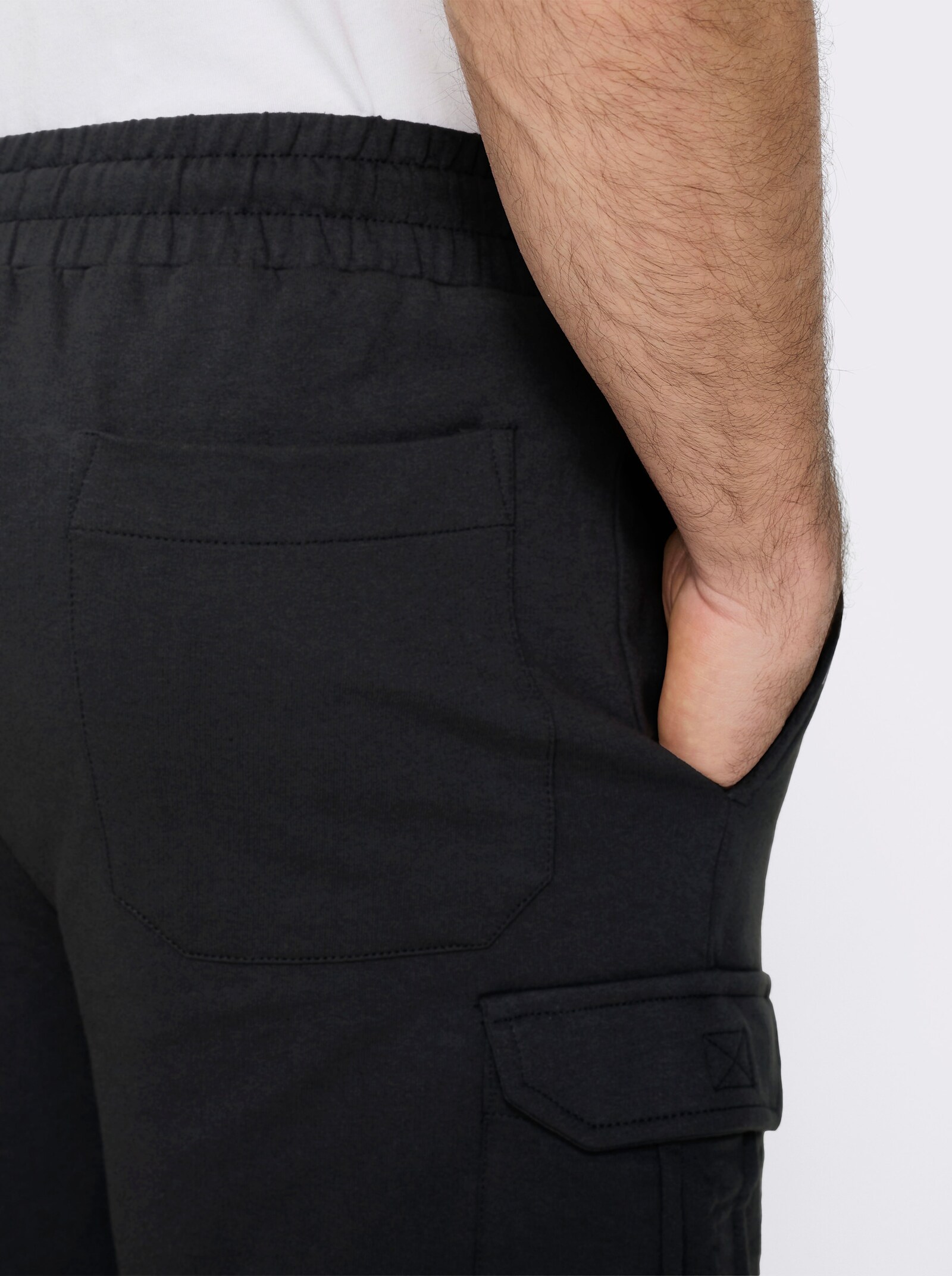 Catamaran Sports Cargobermudas mit Rundum-Dehnbund - schwarz