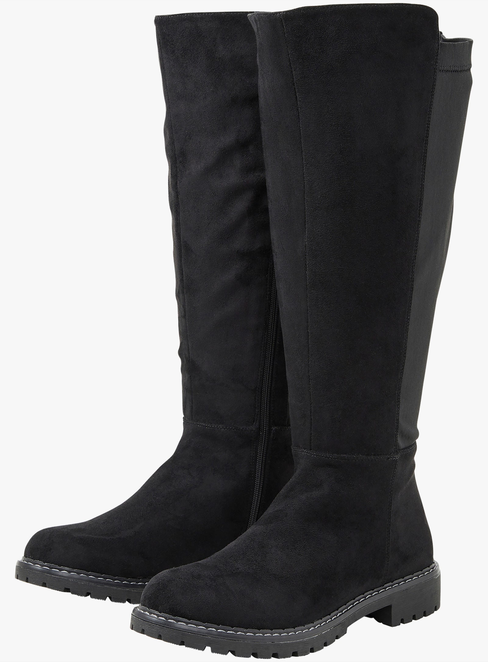 sheego Weitschaftstiefel - schwarz