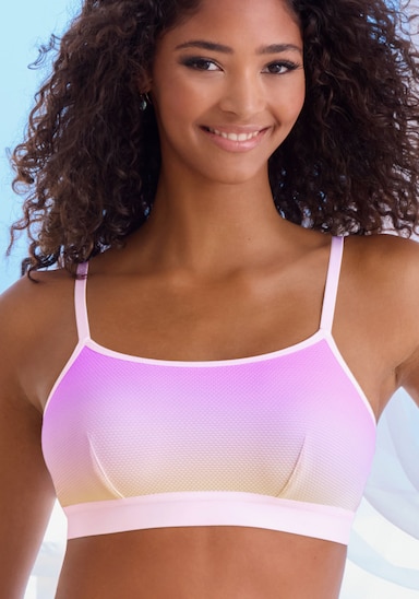 Vivance Bralette-BH - weiß-lila