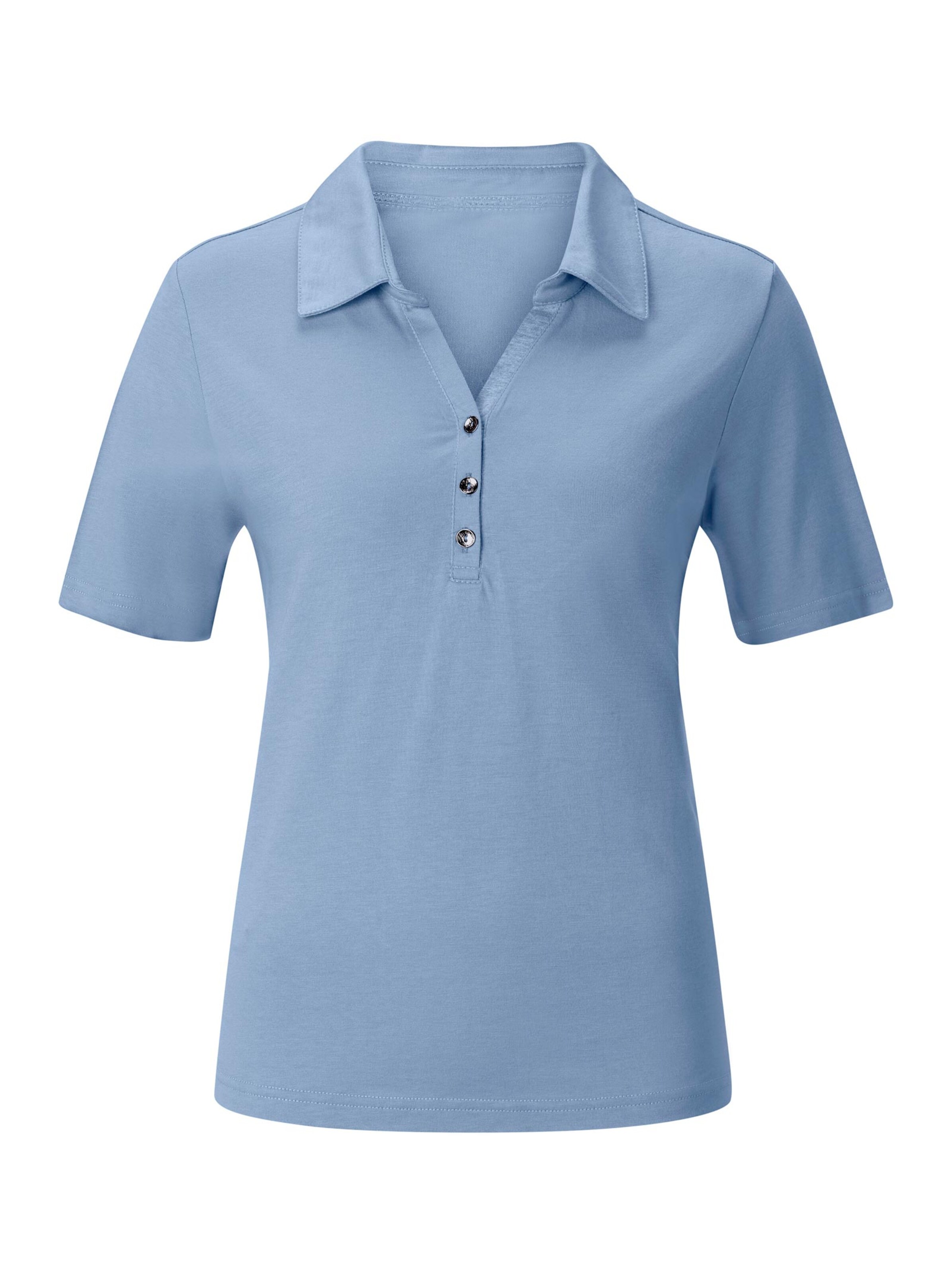 Damenmode Shirts Poloshirt in bleu Damenmode Shirts Poloshirt in bleu