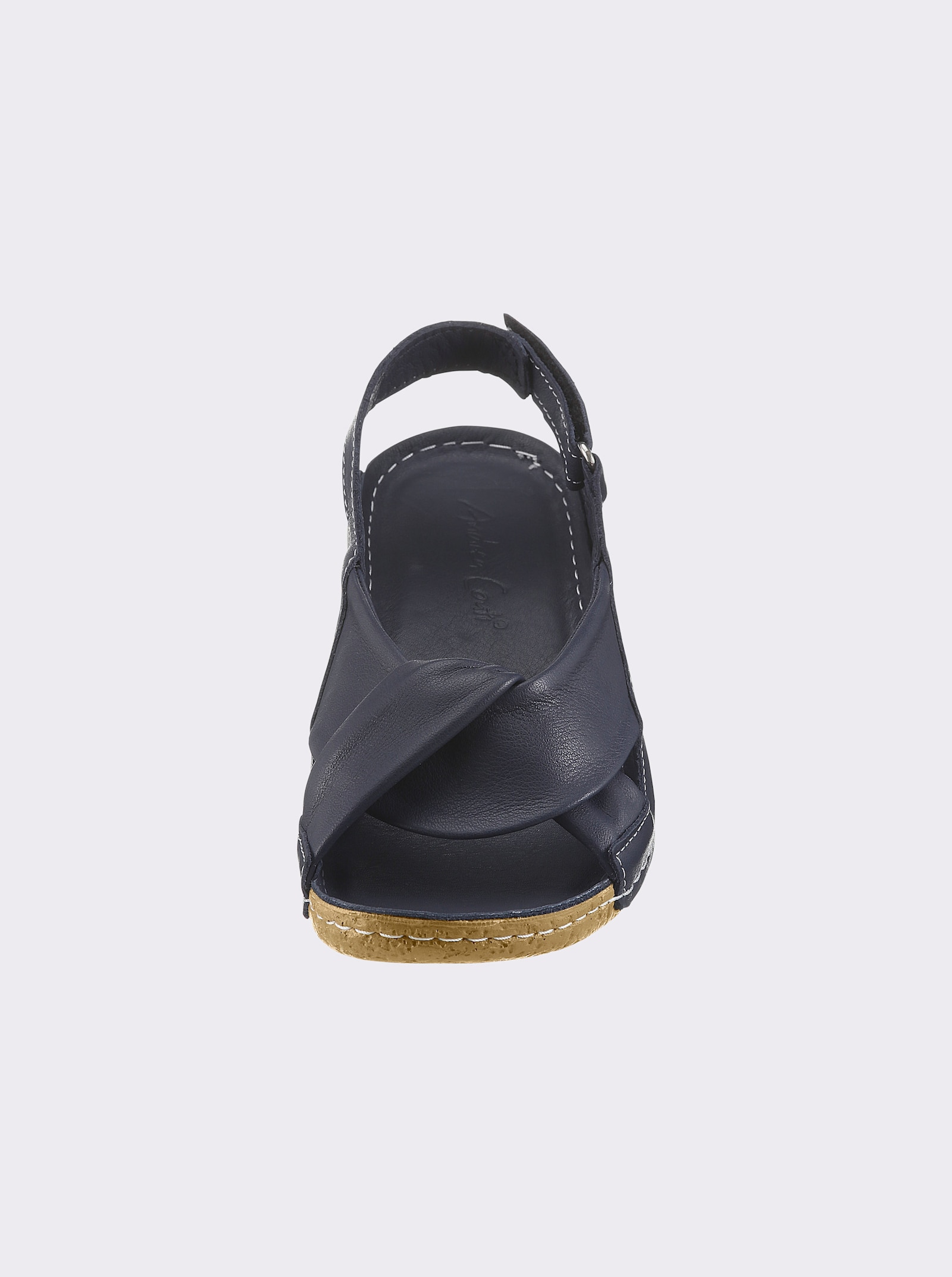Andrea Conti Sandalette aus Echtleder - jeansblau