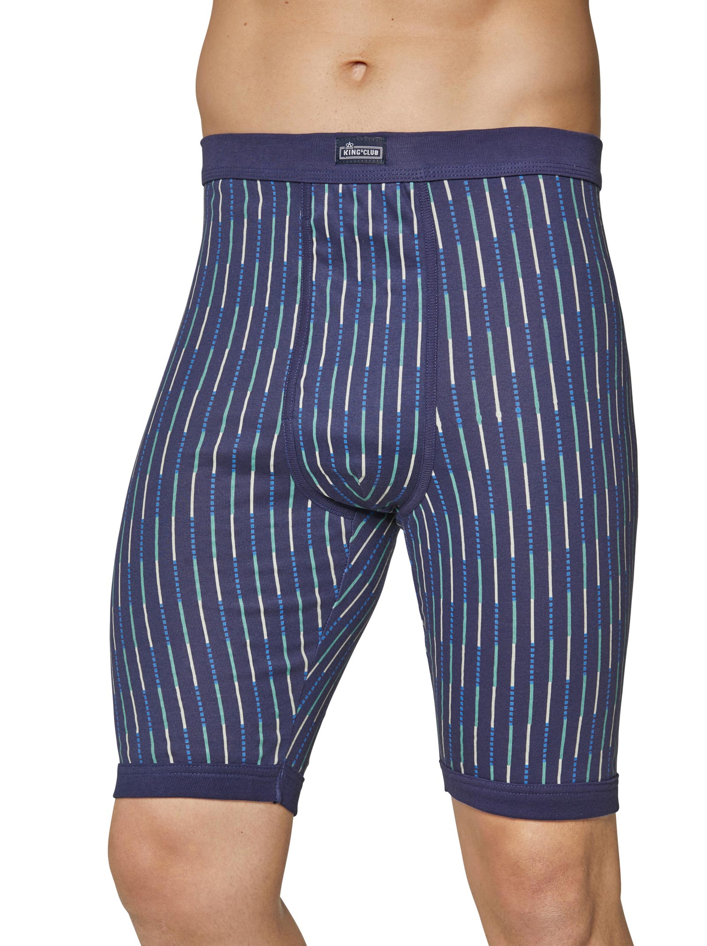 KINGsCLUB Hose knielang - marine + marine-bedruckt