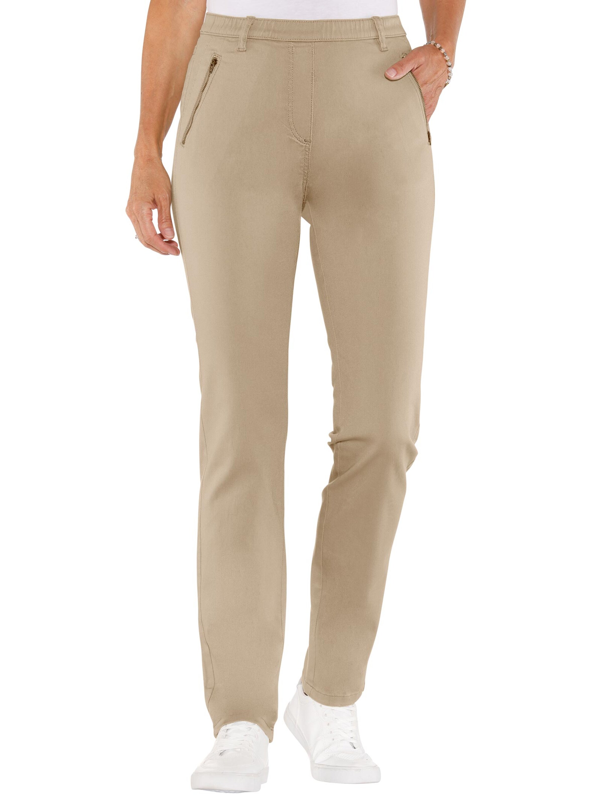 Stretch-Hose - beige