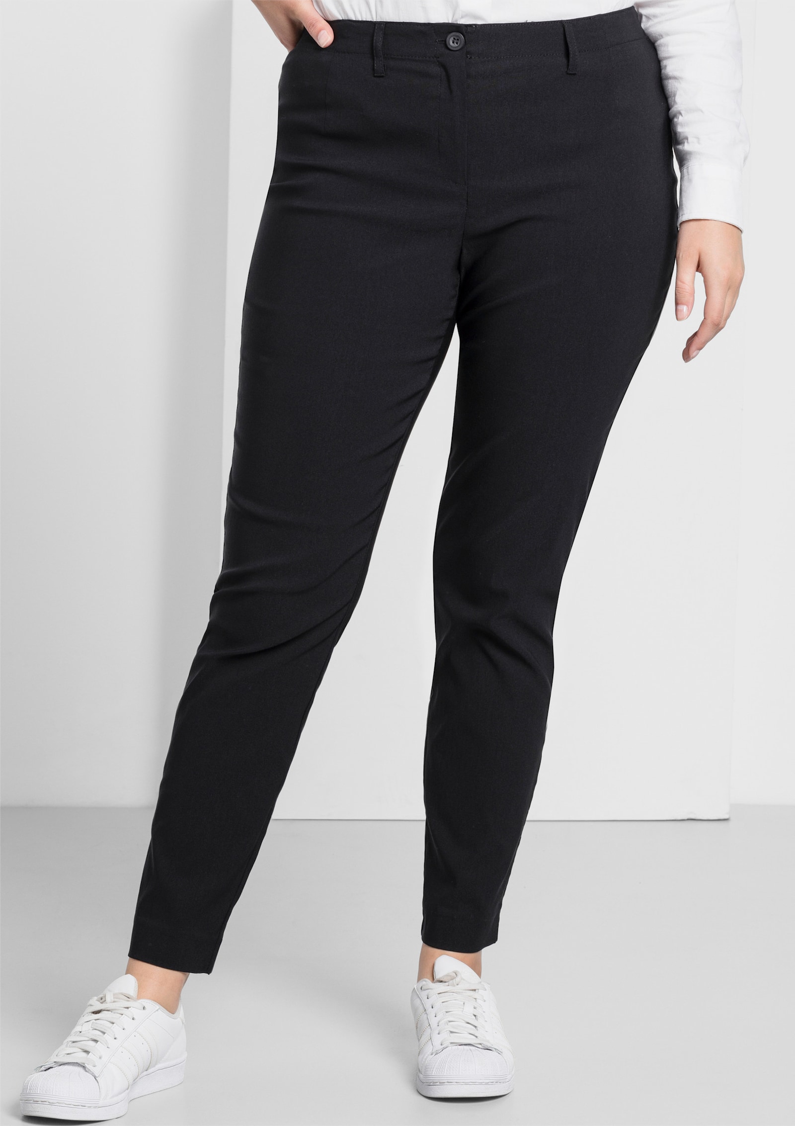 sheego Bengalinhose in schmaler Form - schwarz