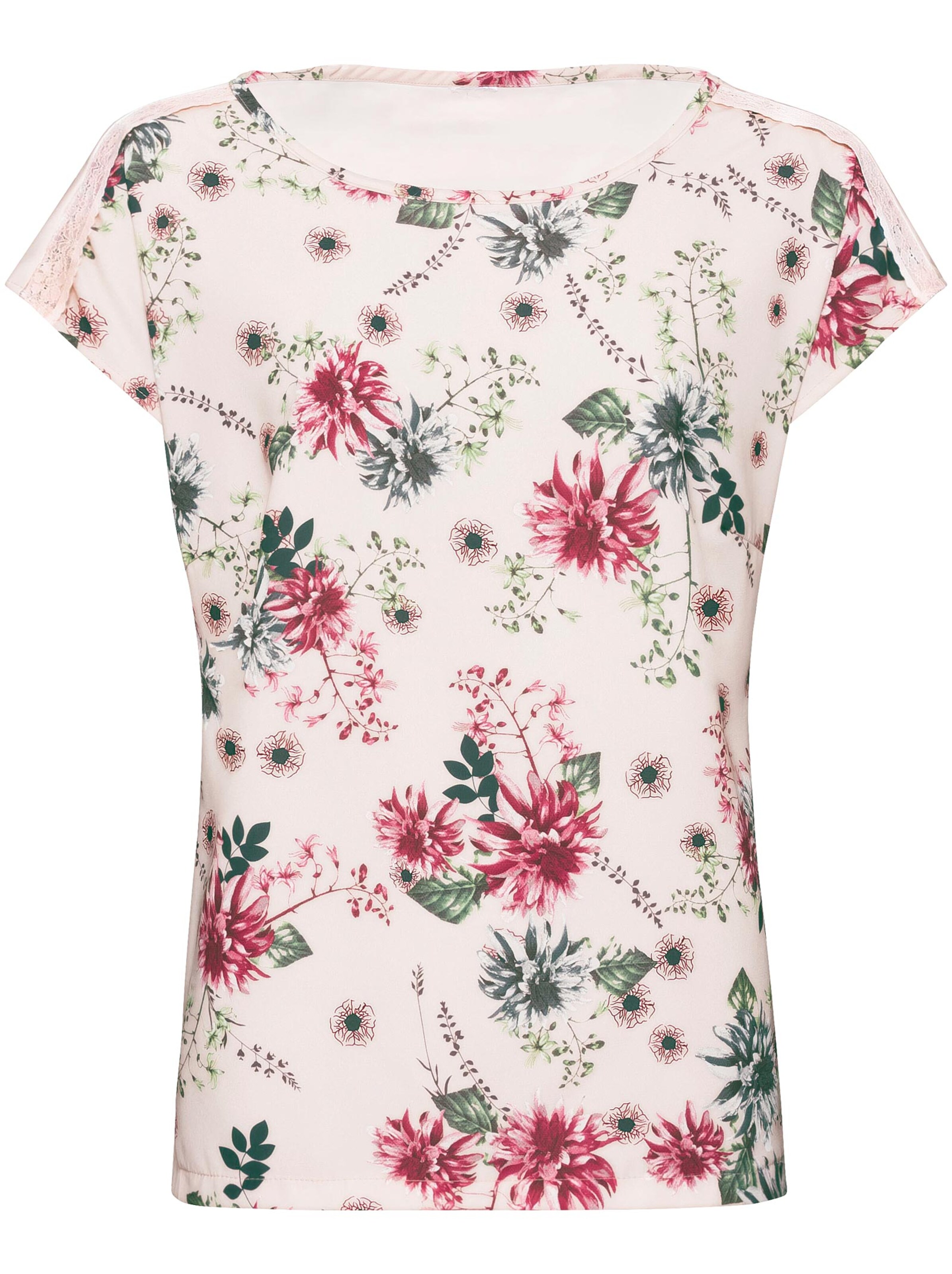Blusenshirt - rosé-bedruckt
