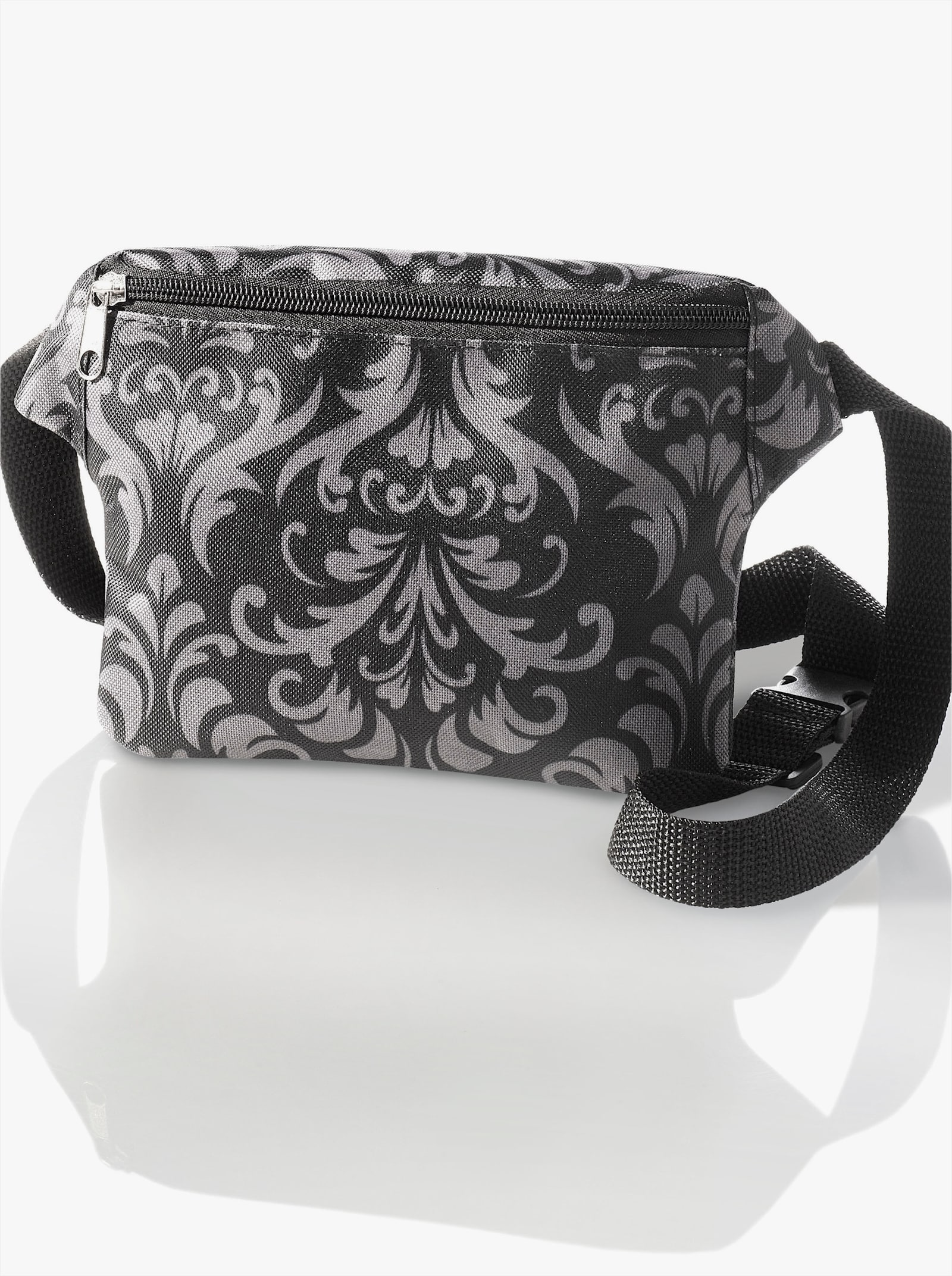 7-tlg. Reiseset - anthrazit-gemustert