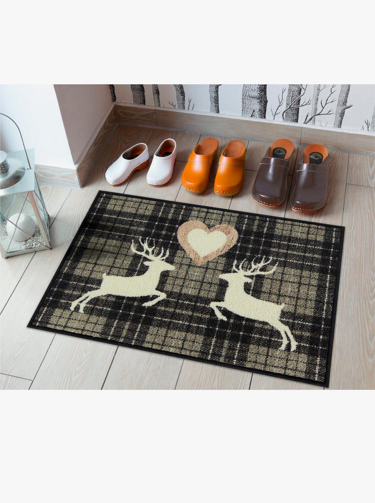 Salonloewe Fußmatte - anthrazit-taupe