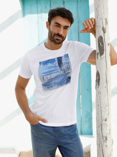 Catamaran T-Shirt - weiß-bedruckt